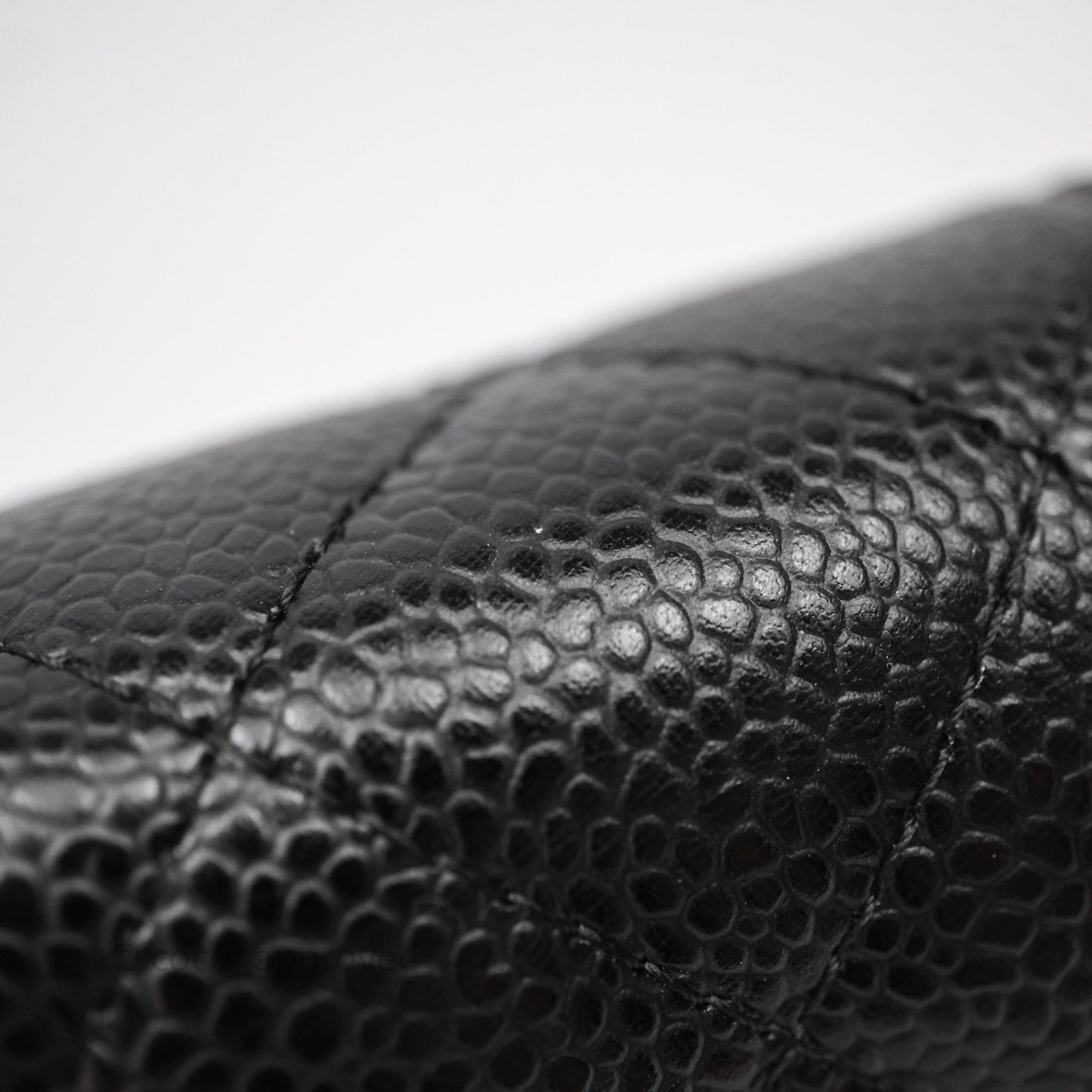 Chanel Quilted WOC Black Caviar Gold Hardware