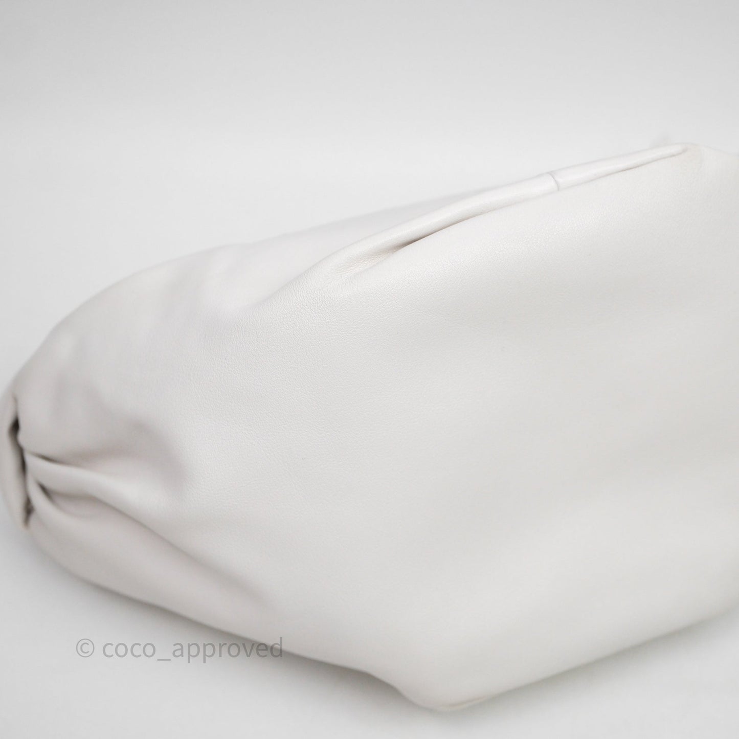 Bottega Veneta Double Knot Leather White Bag