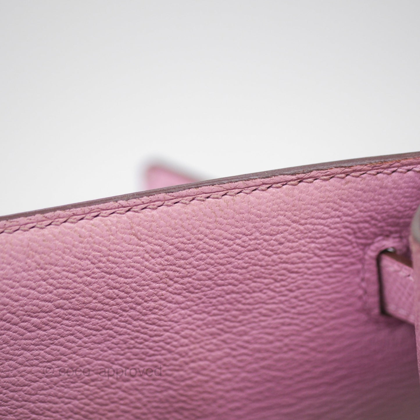 Hermès Sellier Kelly 25 Mauve Sylvestre X9 Epsom Palladium Hardware