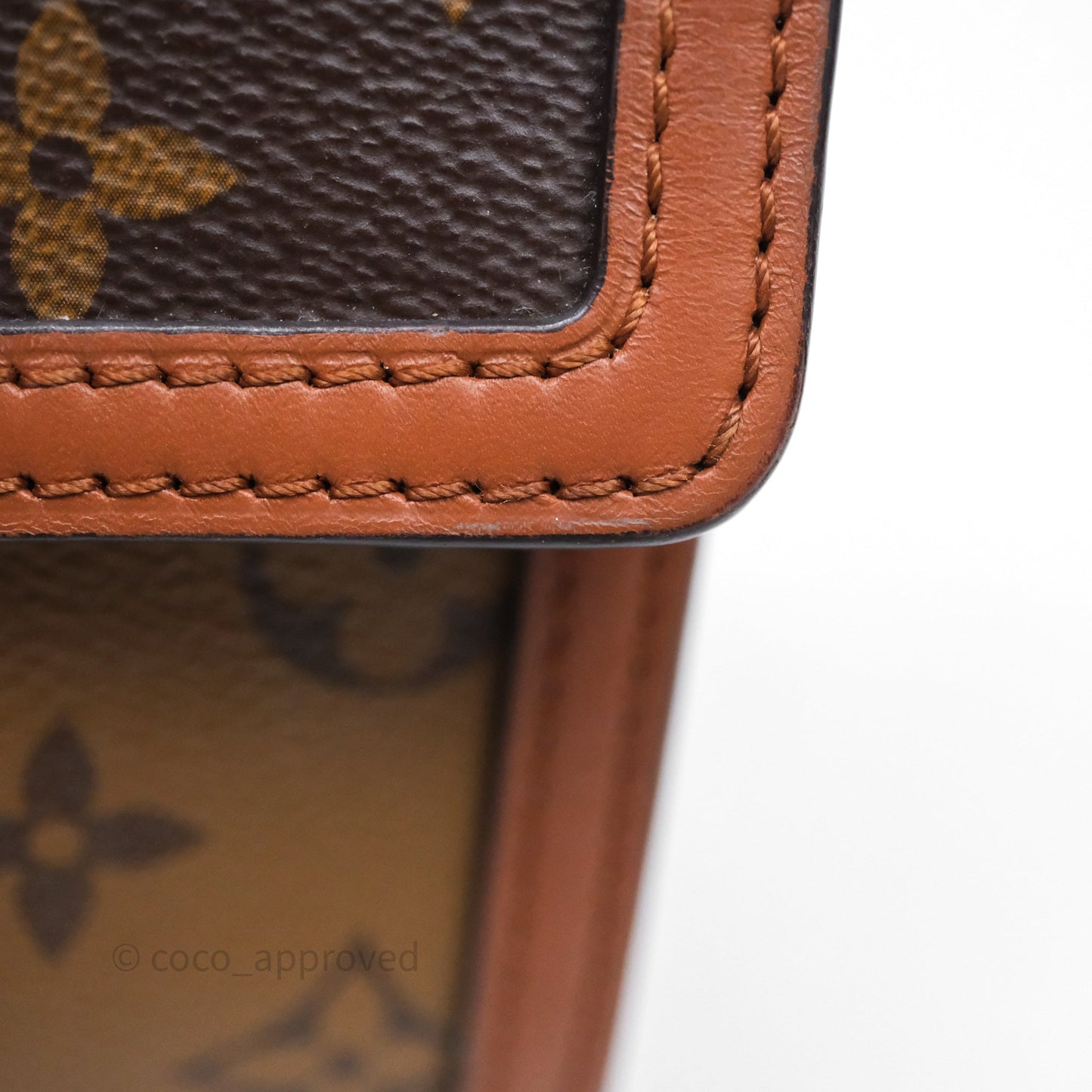 Louis Vuitton Mini Dauphine Monogram Tan Calfskin
