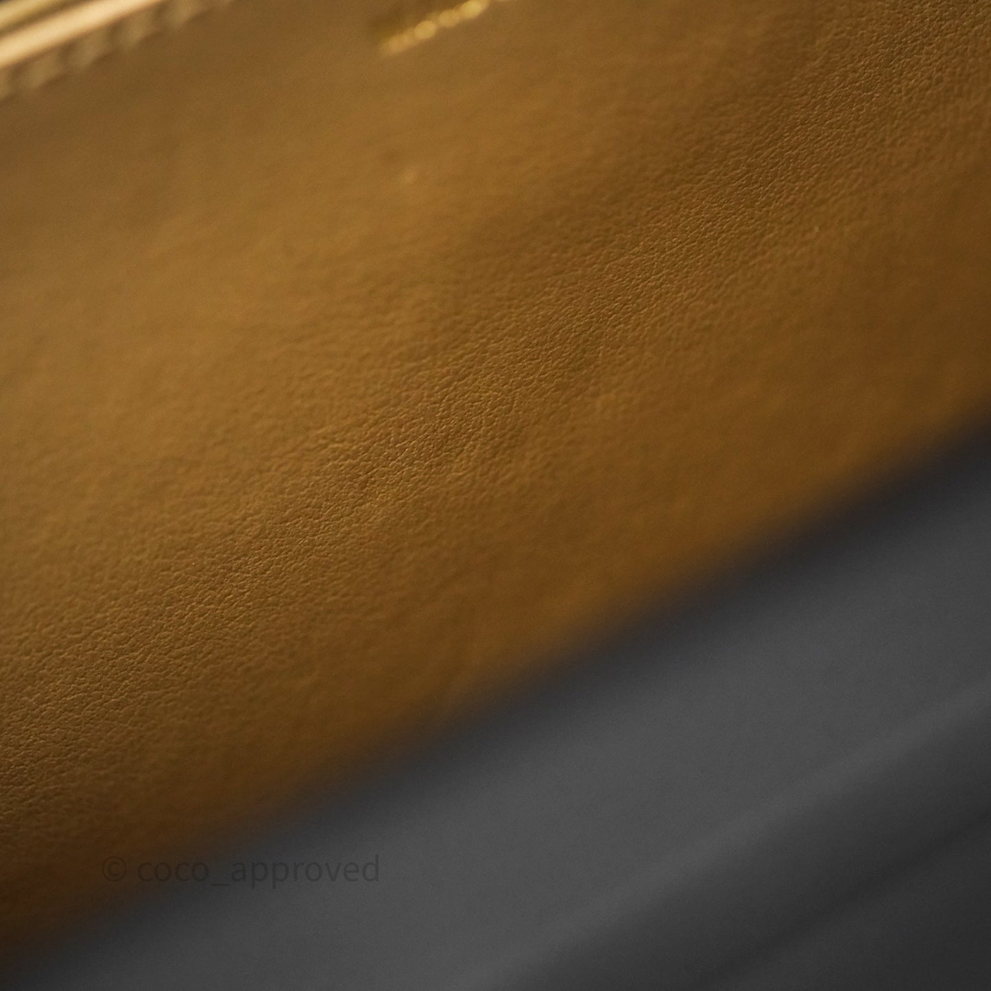 Chanel Quilted Pearl Crush Wallet on Chain WOC Black Lambskin Aged Gold Hardware