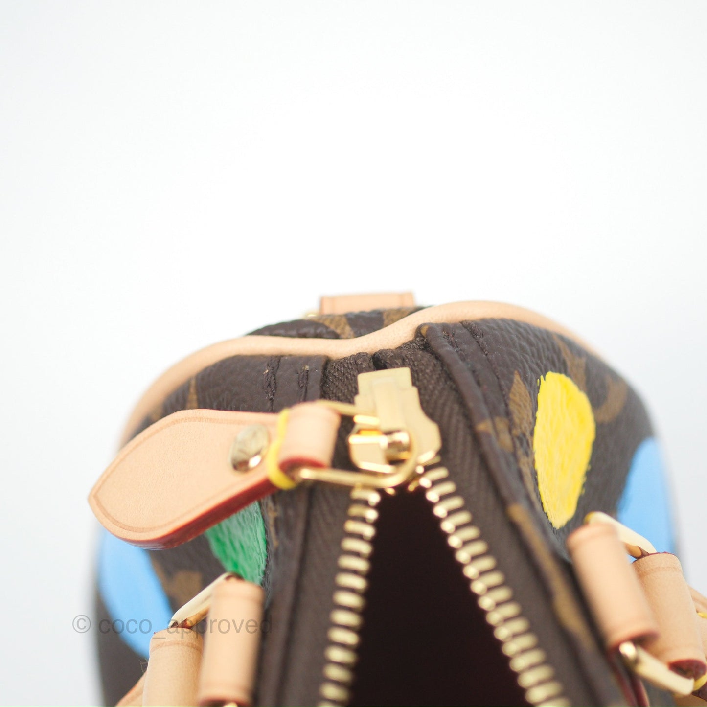 Louis Vuitton x Yayoi Kusama Nano Speedy Infinity Dots Monogram