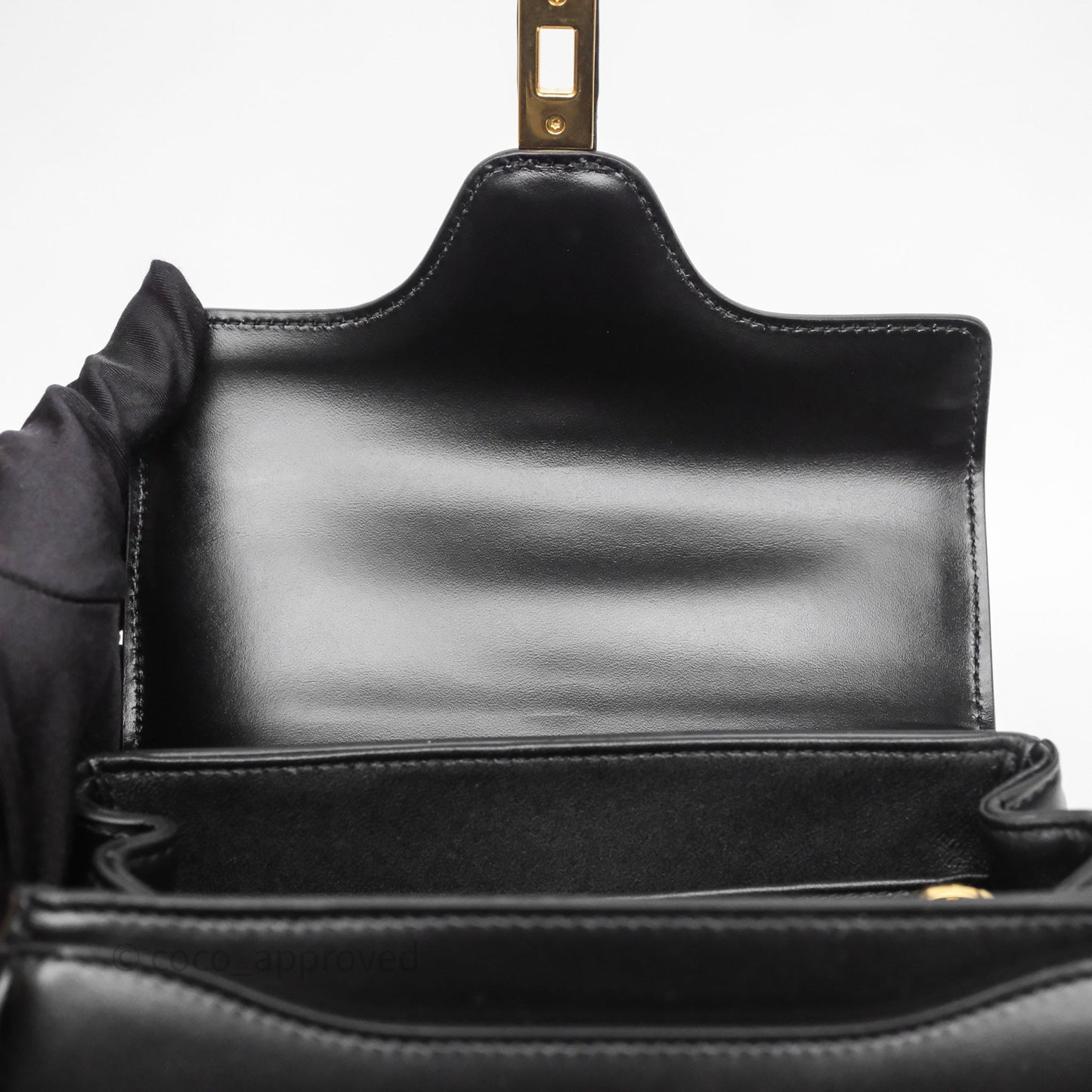 Celine Mini 16 Bag in Satinated Calfskin Black