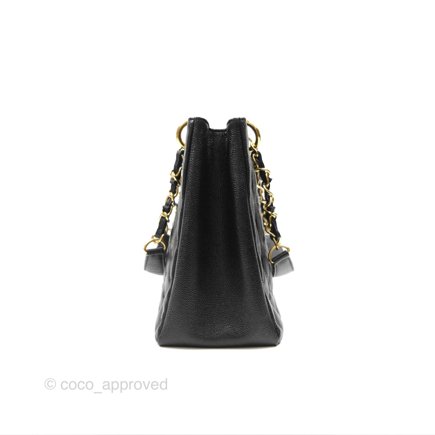 Chanel GST Black Caviar Gold Hardware