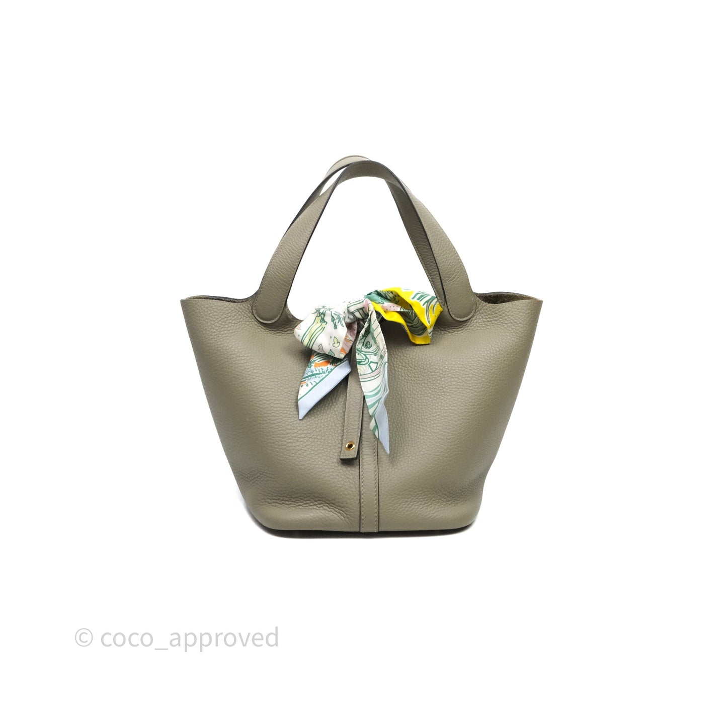 Hermès Picotin 22 Lock Sauge Gold Hardware