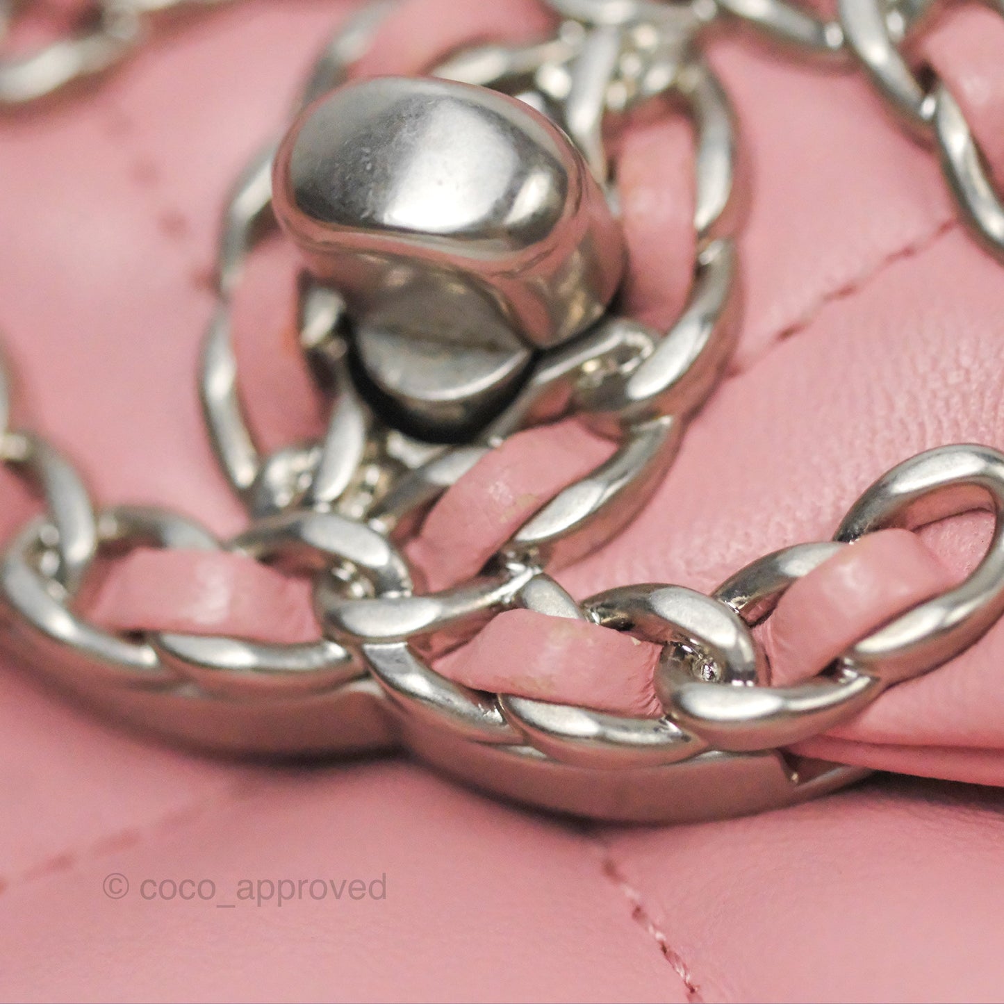 Chanel 19 Small Pink Lambskin Mixed Hardware