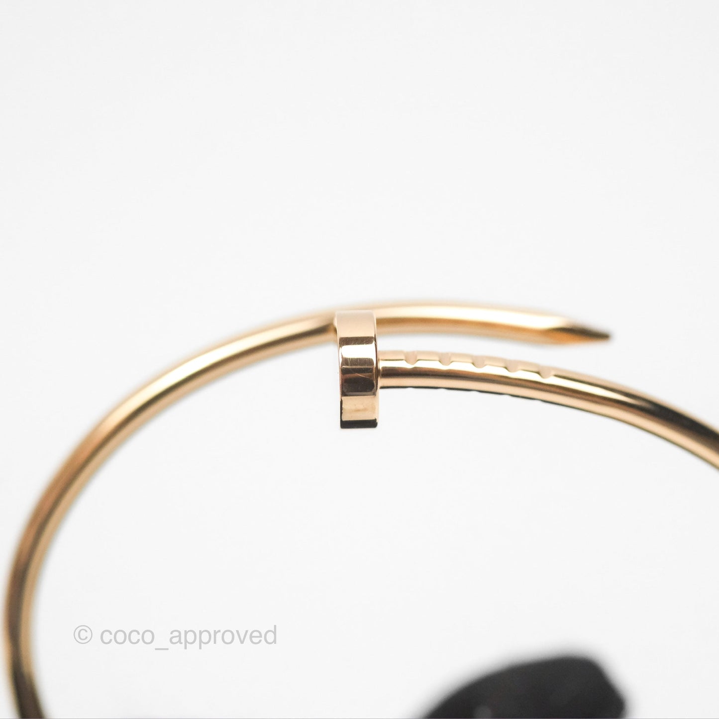 Cartier Small Juste Un Clou Bracelet Rose Gold Size 15