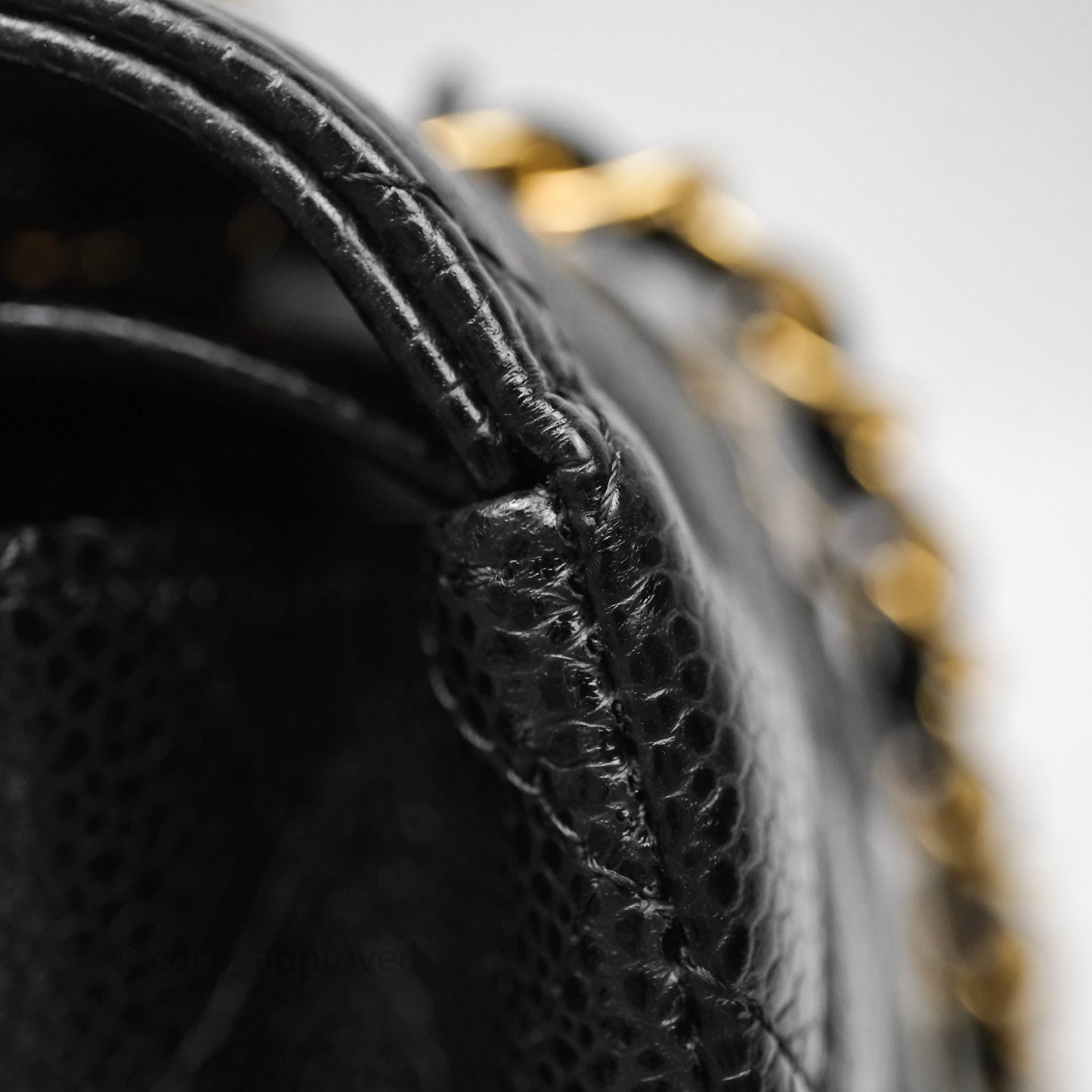 Chanel Small Classic Quilted Flap Black Caviar Gold Hardware