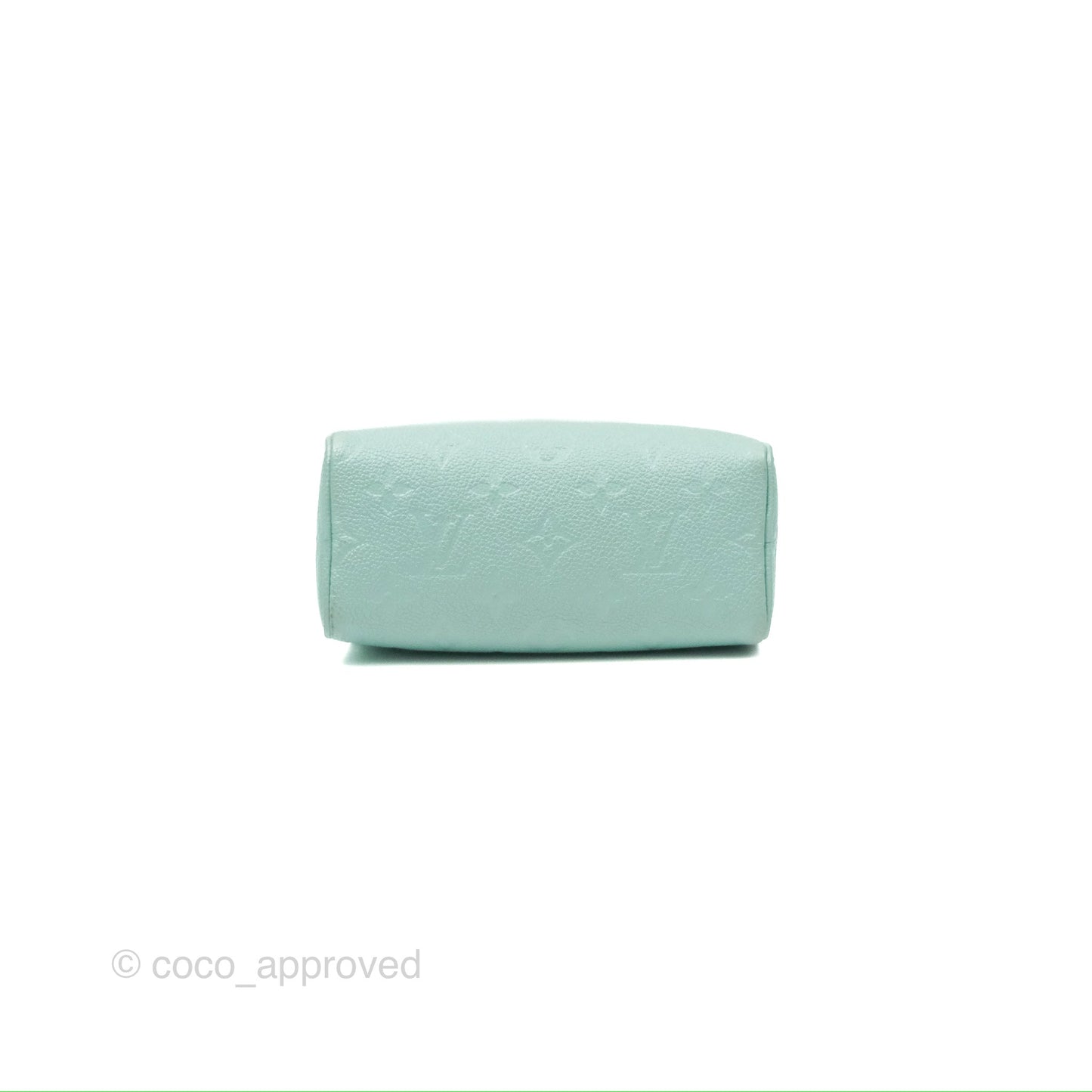 Louis Vuitton Nano Speedy Monogram Empreinte Pearly Lagoon Blue
