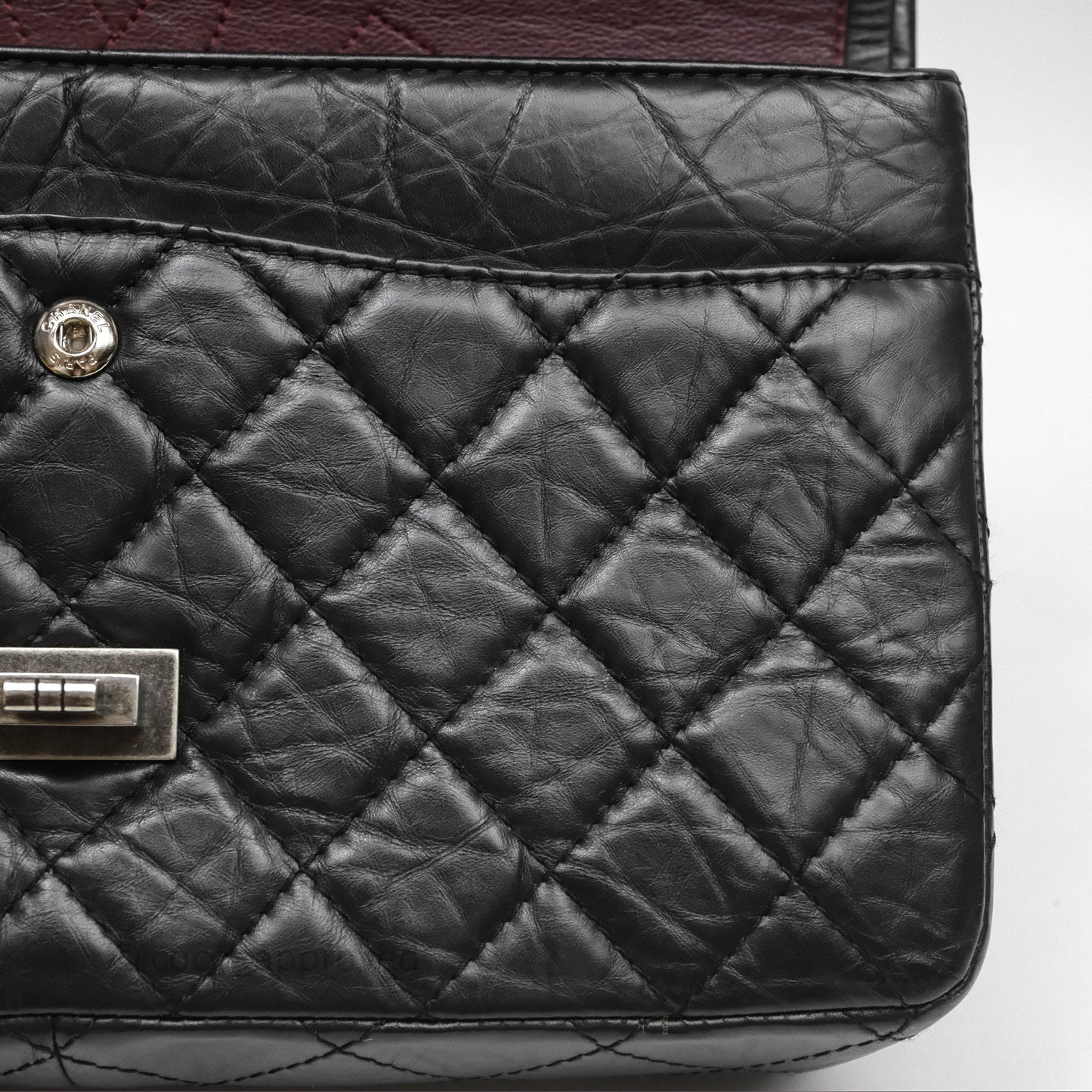 Chanel Reissue Quilted Aged Calfskin Black Ruthenium Hardware 226