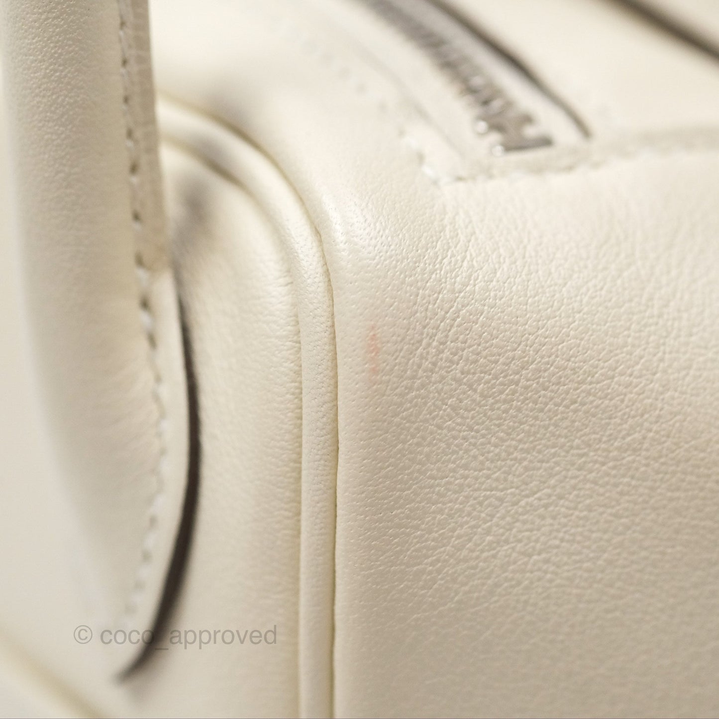 Hermès Mini Lindy 20 Nata I2/ Lime 9R Swift Palladium Hardware