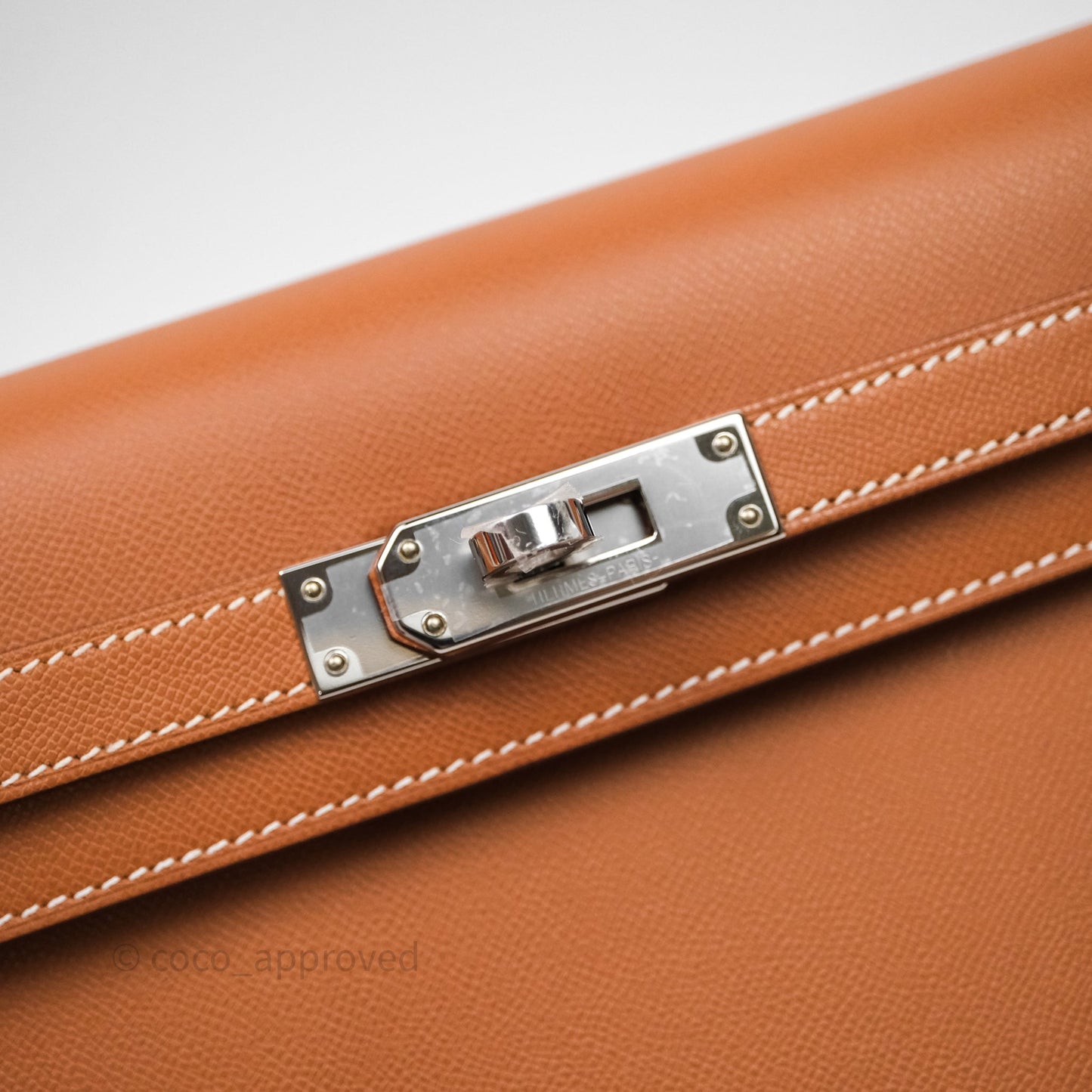 Hermes Kelly Elan Gold Madame Palladium Hardware