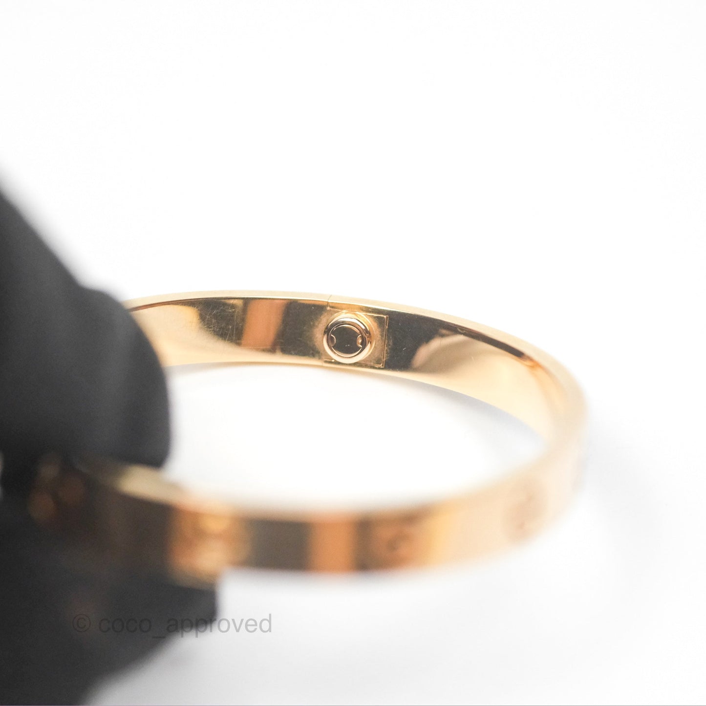 Cartier Love Bracelet Rose Gold Size 16