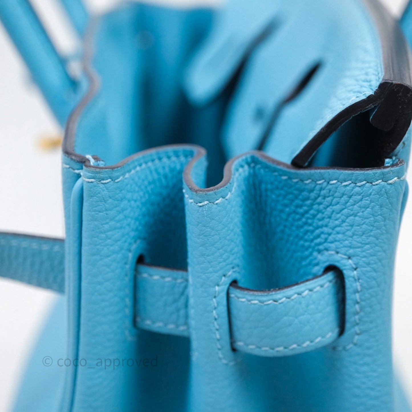 Hermès Birkin 30 Bleu De Nord P3 Togo Gold Hardware