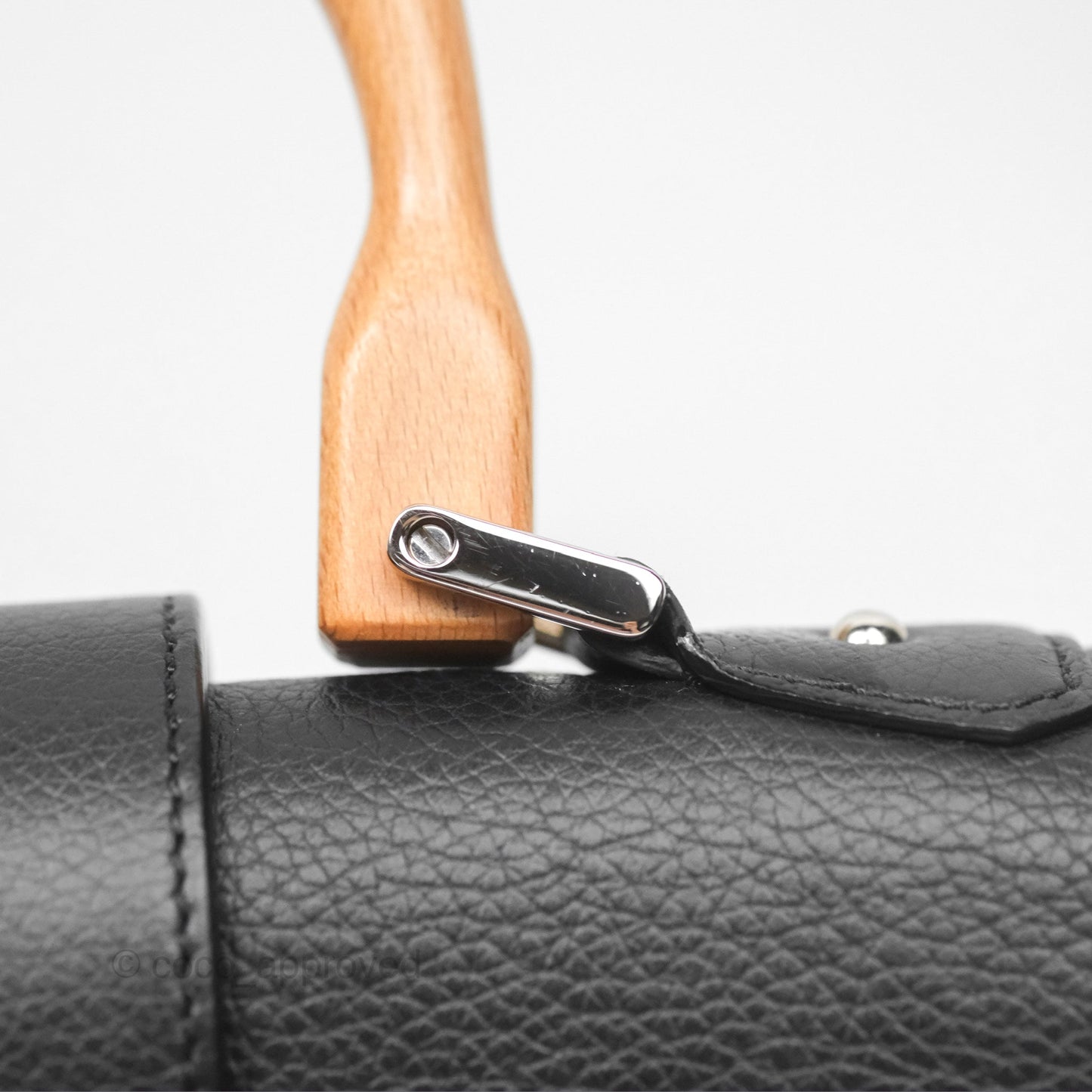 Goyard Saïgon Mini Bag Chevroches Calfskin Black