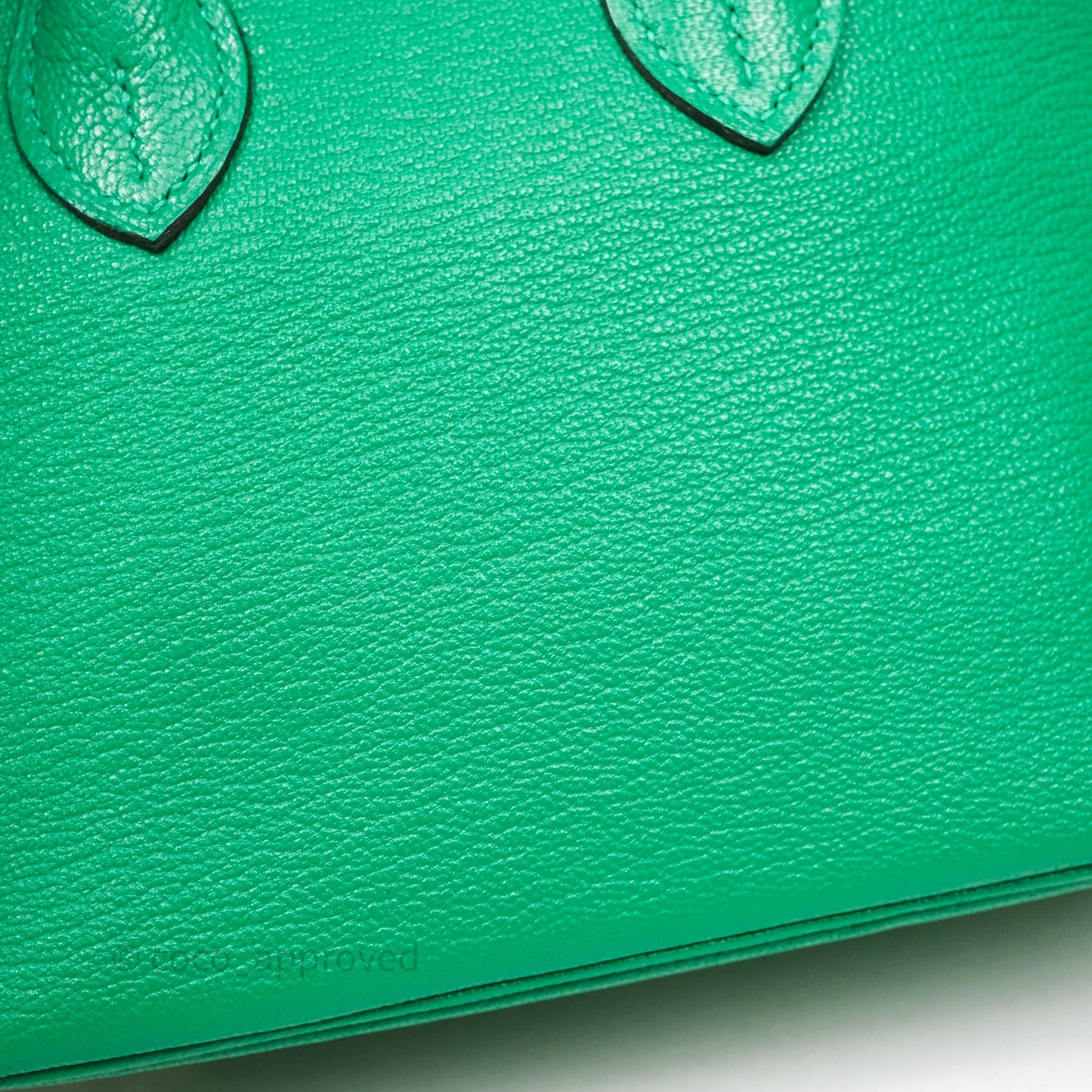 Hermès Bolide Mini 1923 Menthe 6W Chèvre Mysore Palladium Hardware