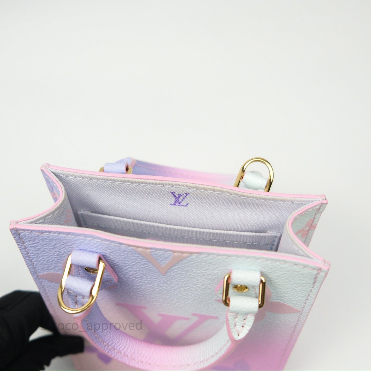 Louis Vuitton Petit Sac Plat Bag Sunrise Pastel