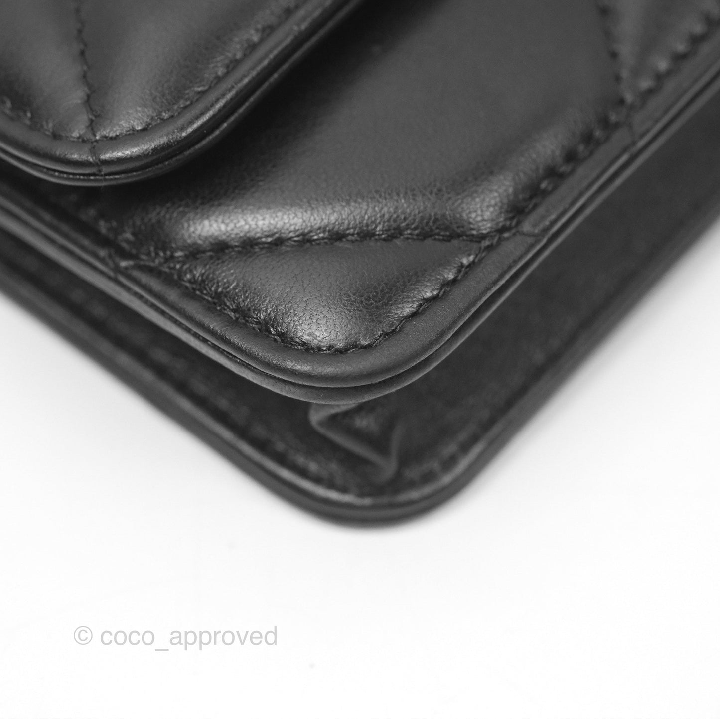 Chanel 19 Clutch With Chain Black Lambskin Mixed Hardware