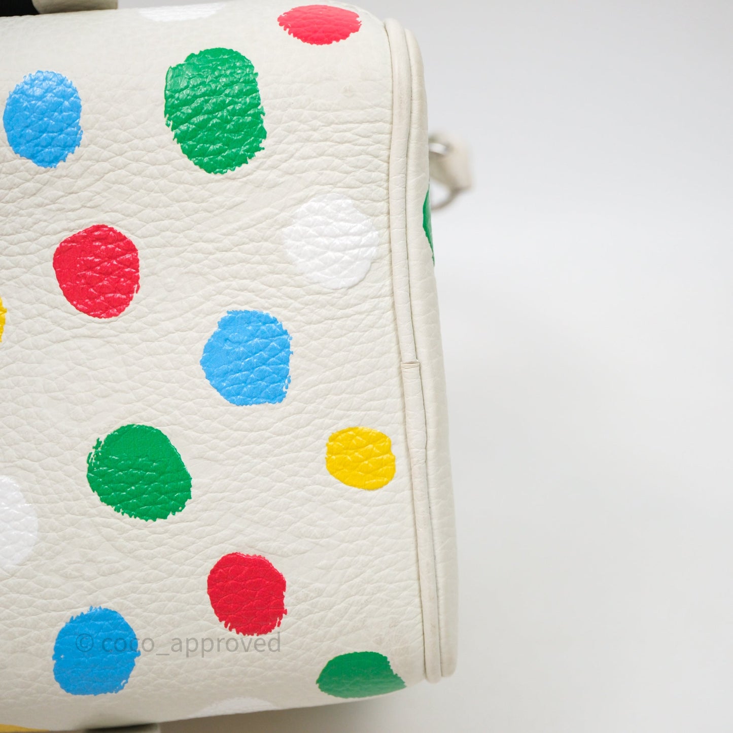 Louis Vuitton x Yayoi Kusama Square With Handle Chain Bag White
