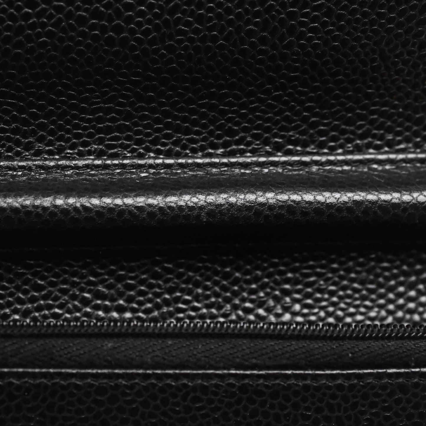 Chanel Classic Wallet On Chain WOC Quilted  Black Caviar Gold Hardware