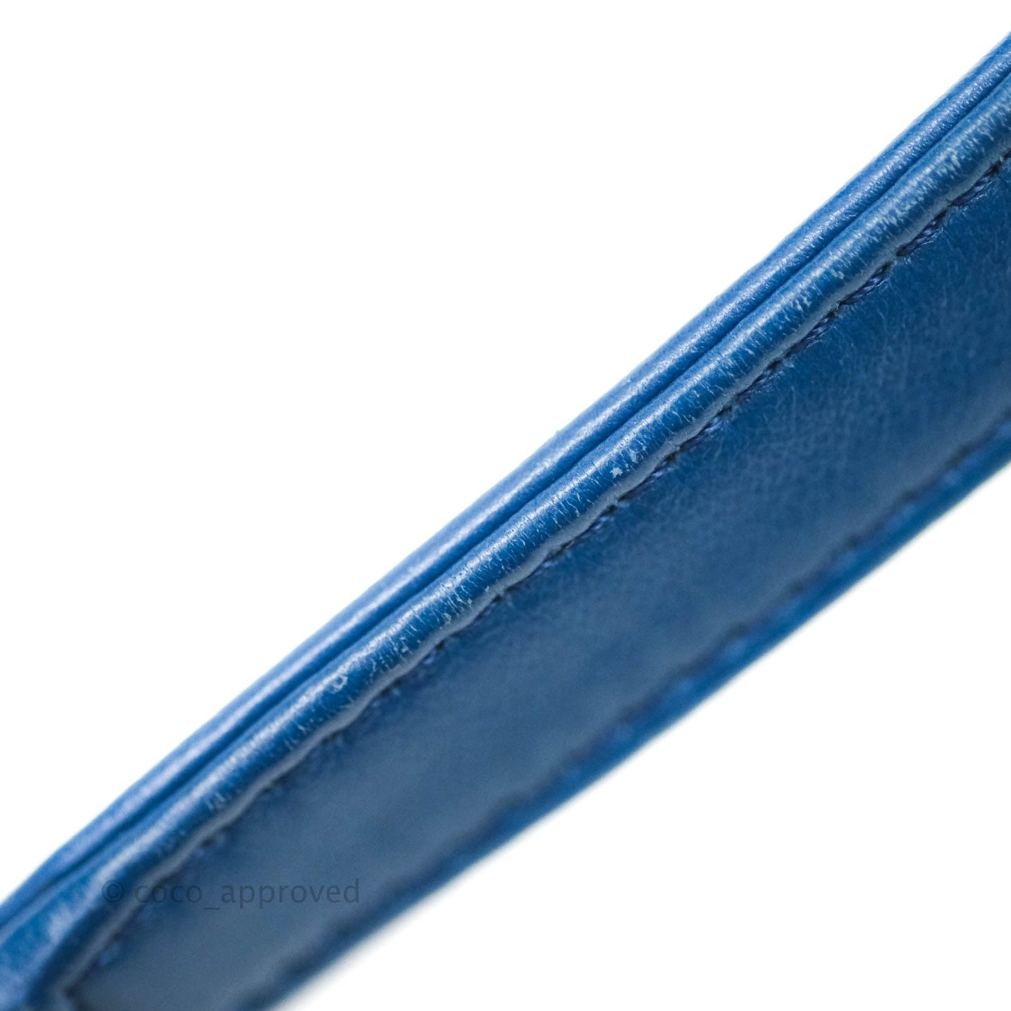Chanel Trendy CC Small Navy Denim Gold Hardware