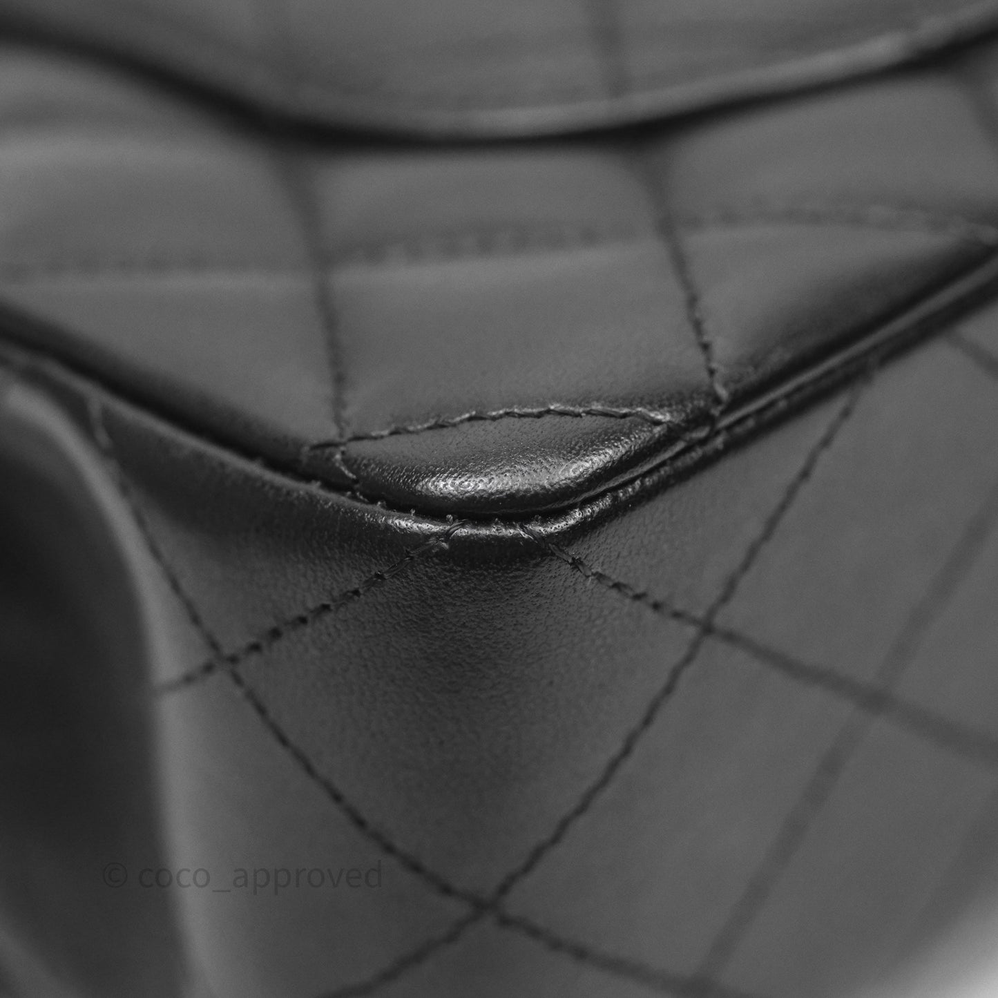 Chanel Small Classic Flap Quilted Black Lambskin Gold Hardware