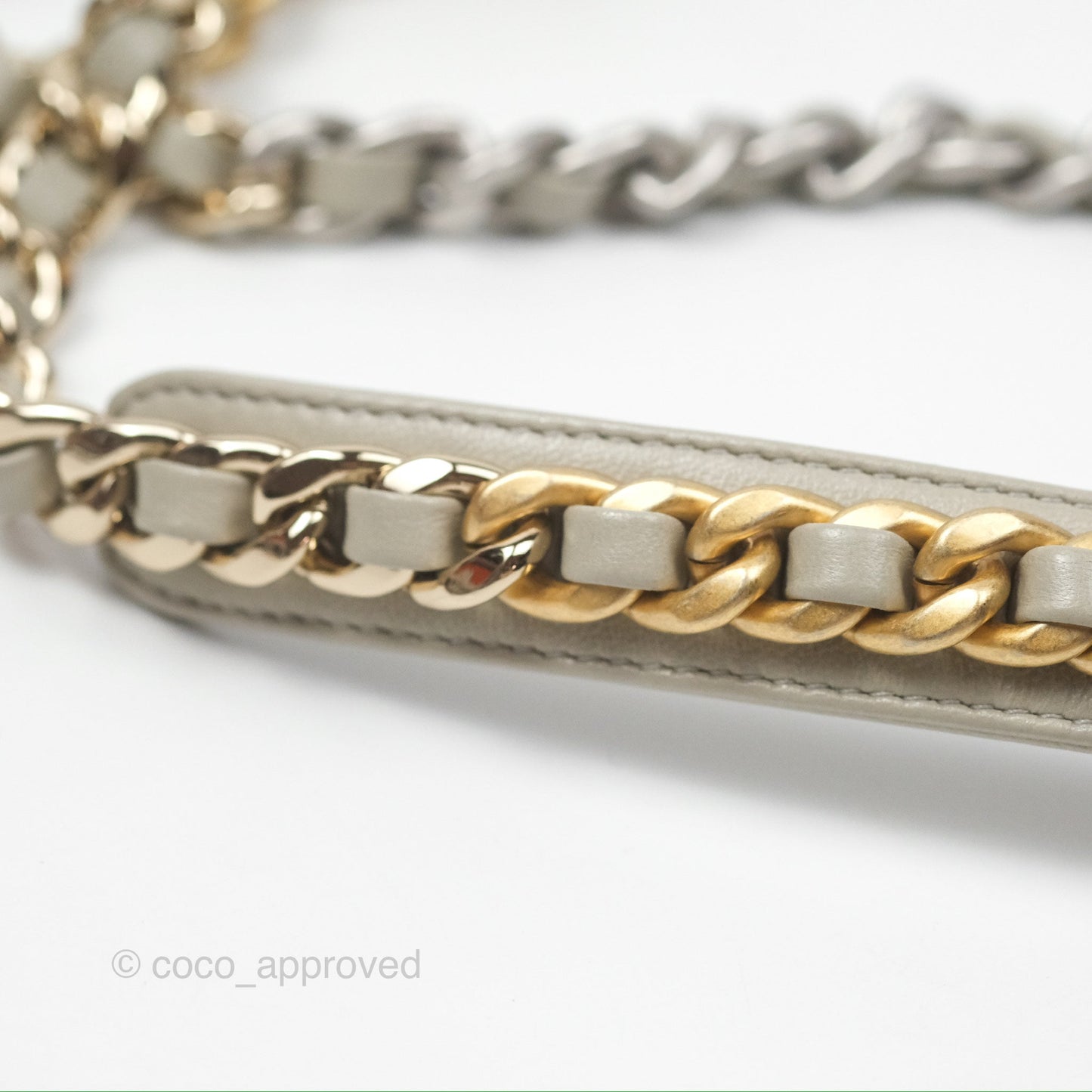 Chanel 19 Small Sage Green Mixed Hardware