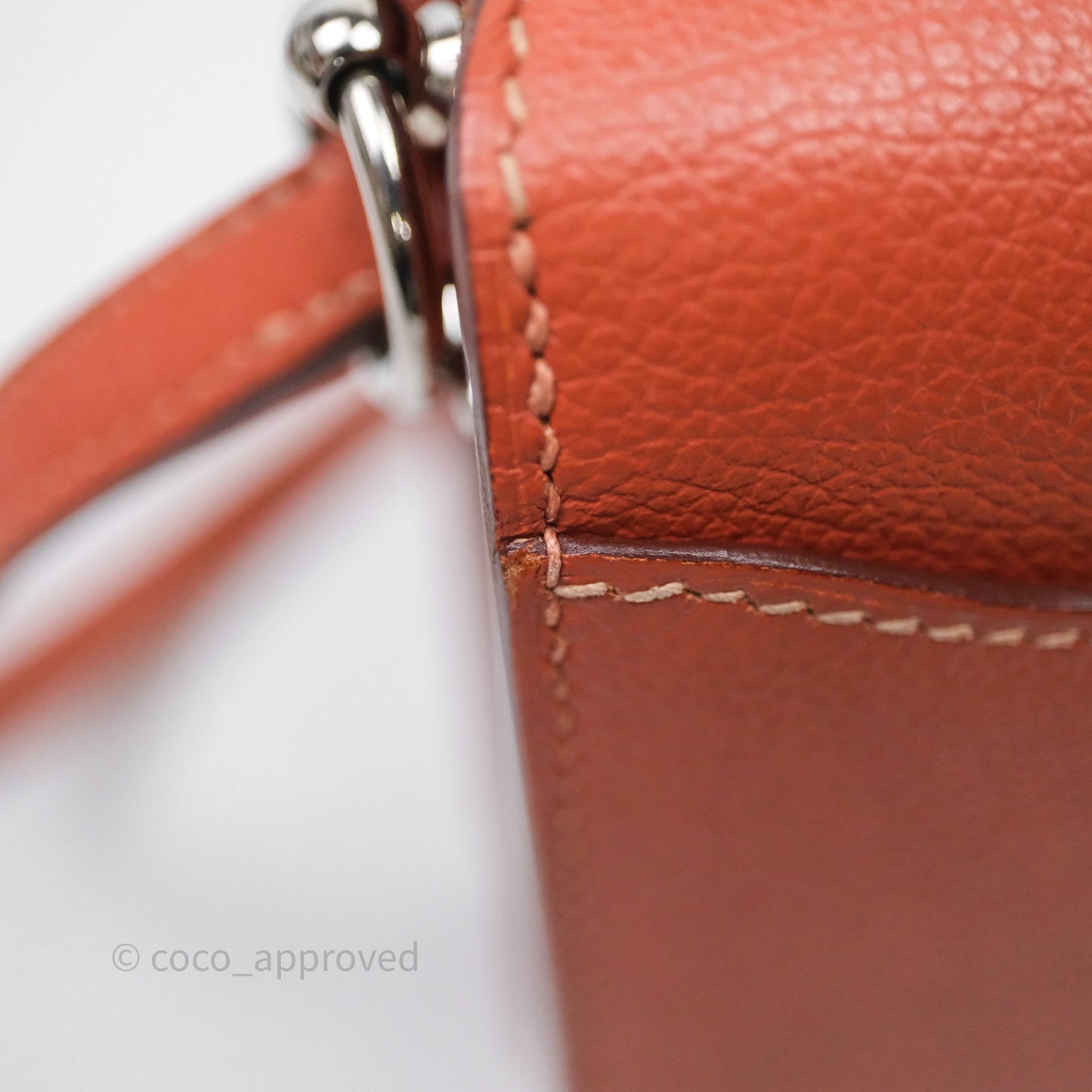 Hermès Roulis Mini 18 Evercolor AH Brush/ Rose Jaipur T5 Palladium Hardware