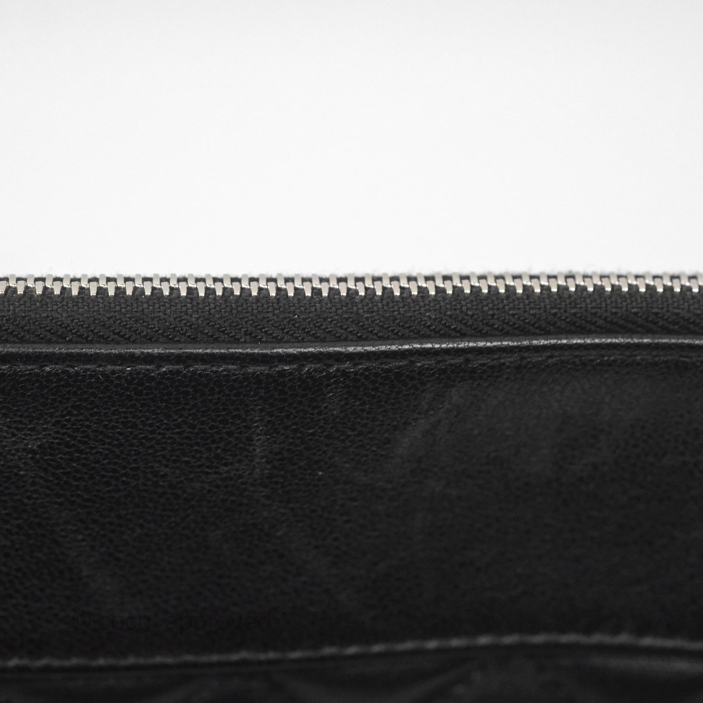 Chanel Mademoiselle Quilted Large O Case Clutch Black Lambskin