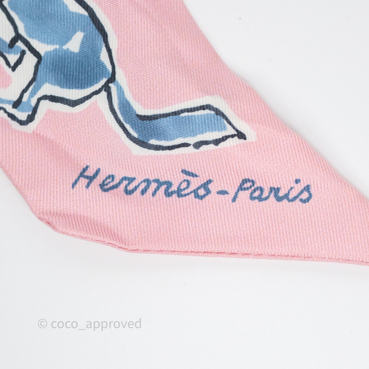 Hermès Chevaux en Liberte Silk Twilly