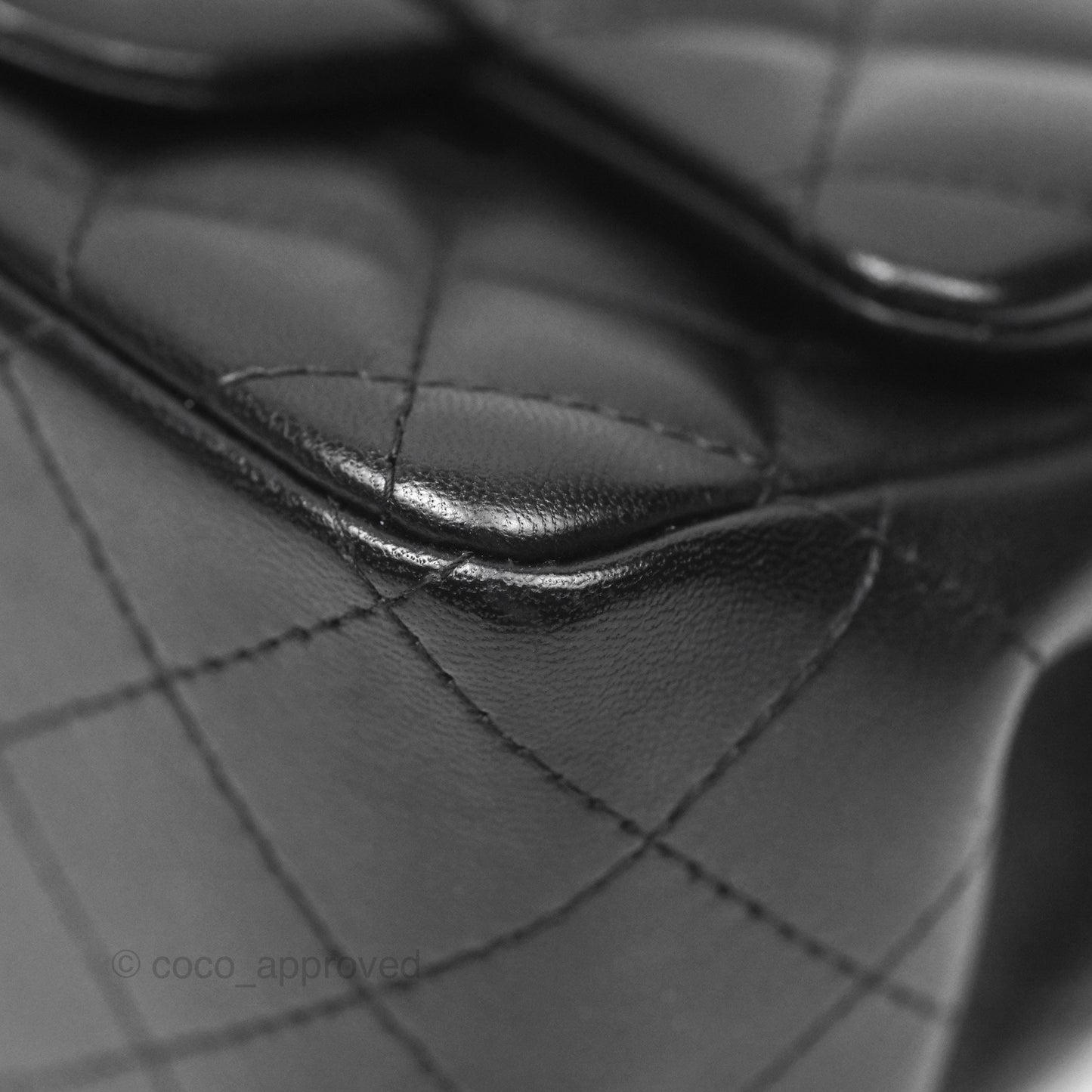 Chanel Mini Square Black Lambskin Gold Hardware