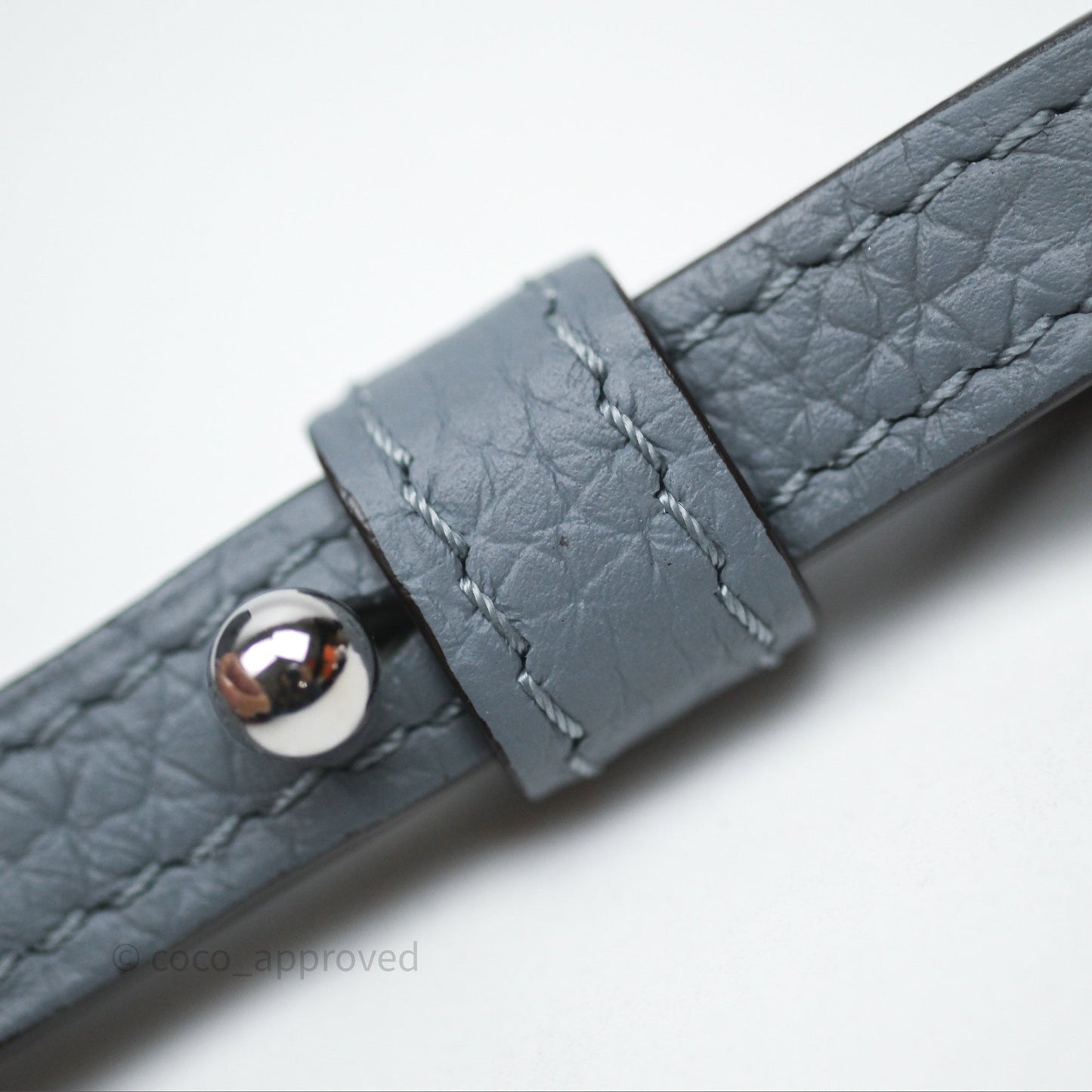 Delvaux Cool Box Nano Taurillon Soft Grained Calfskin Pacific Palladium Hardware