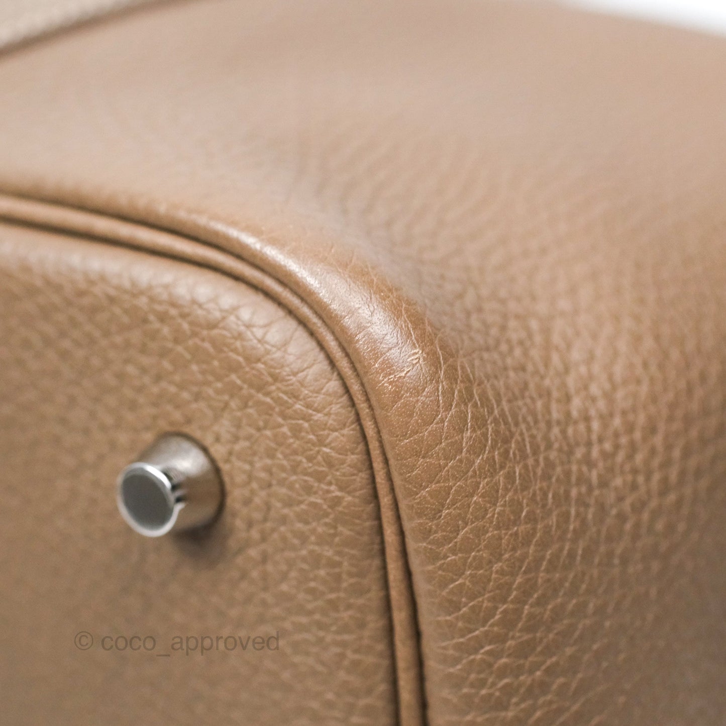 Hermès Picotin Lock 22 Etoupe Clemence Palladium Hardware
