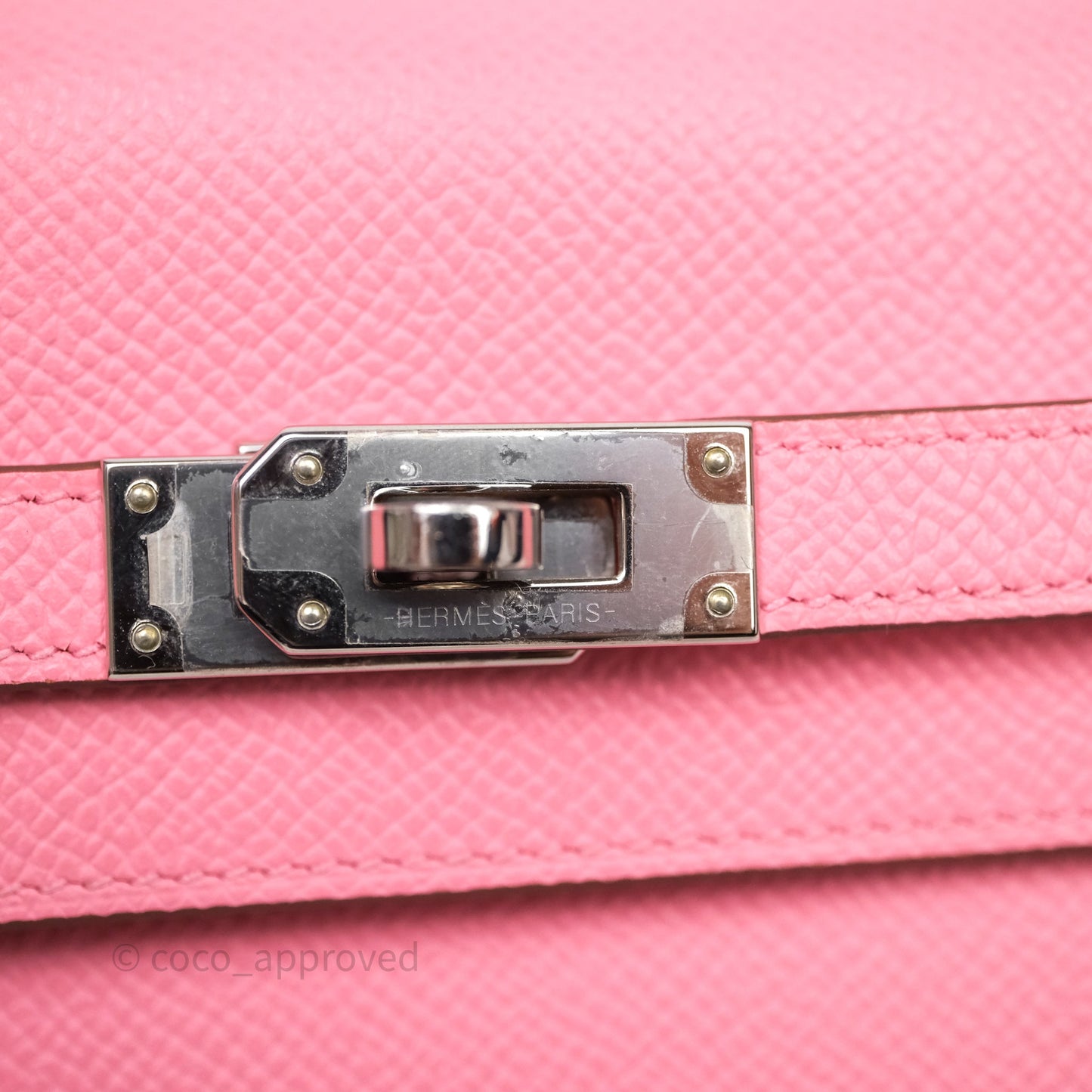 Hermès Kelly To Go Wallet Rose Confetti Epsom Palladium Hardware