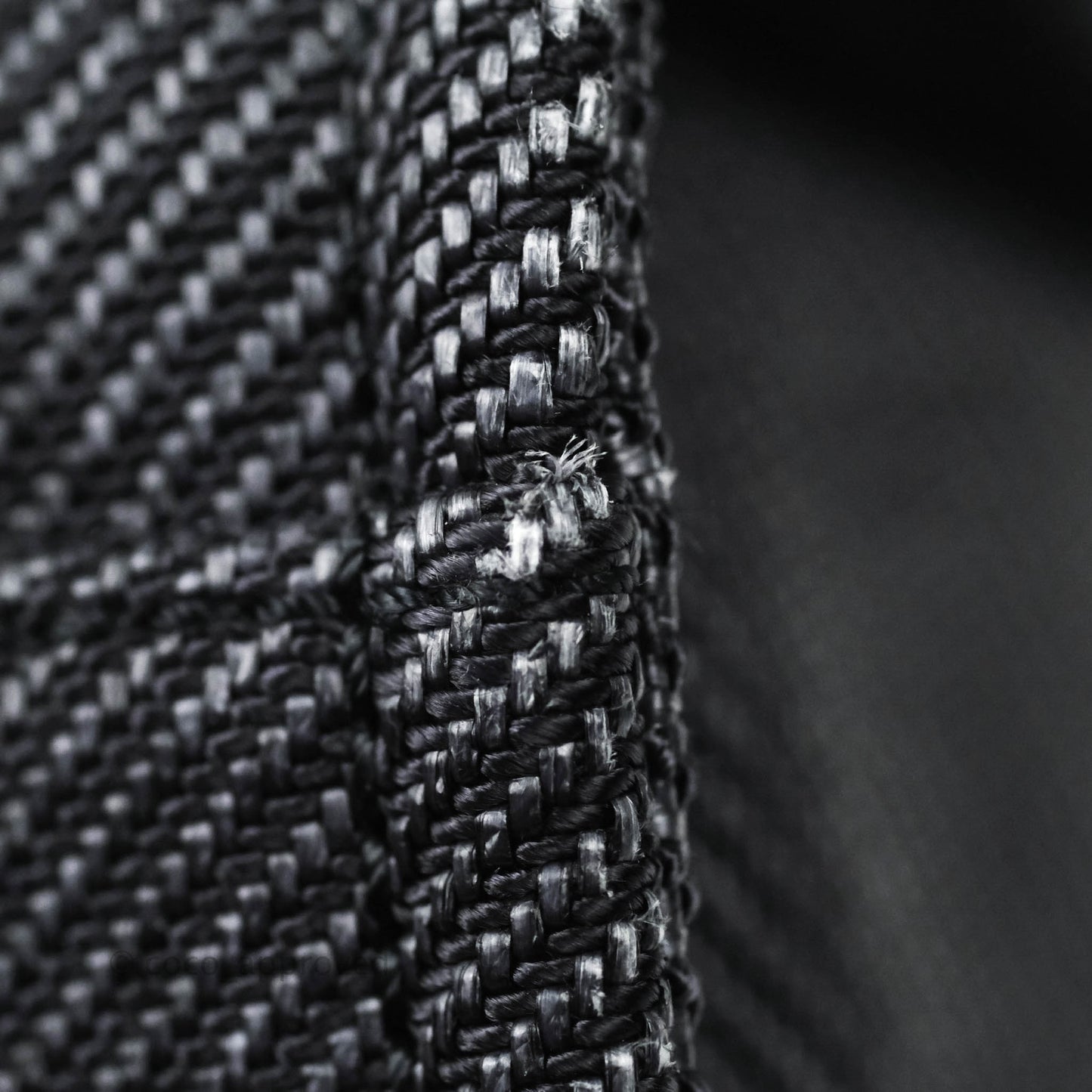 Chanel Large Deauville Charcoal Grey Canvas