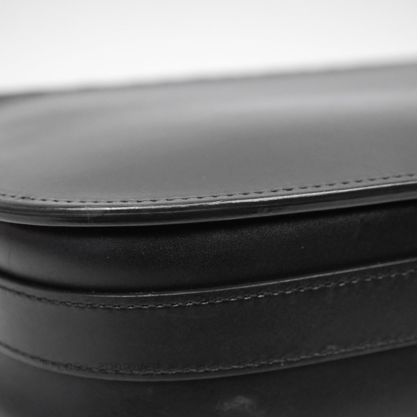 Christian Dior Medium Bobby Flap Black Box Calfskin