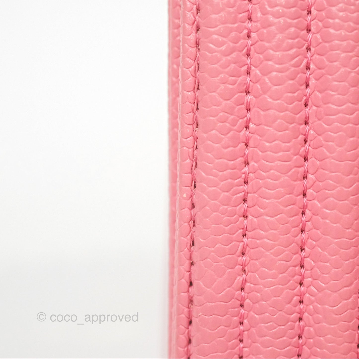 Chanel Small Boy Chevron Pink Caviar Silver Hardware