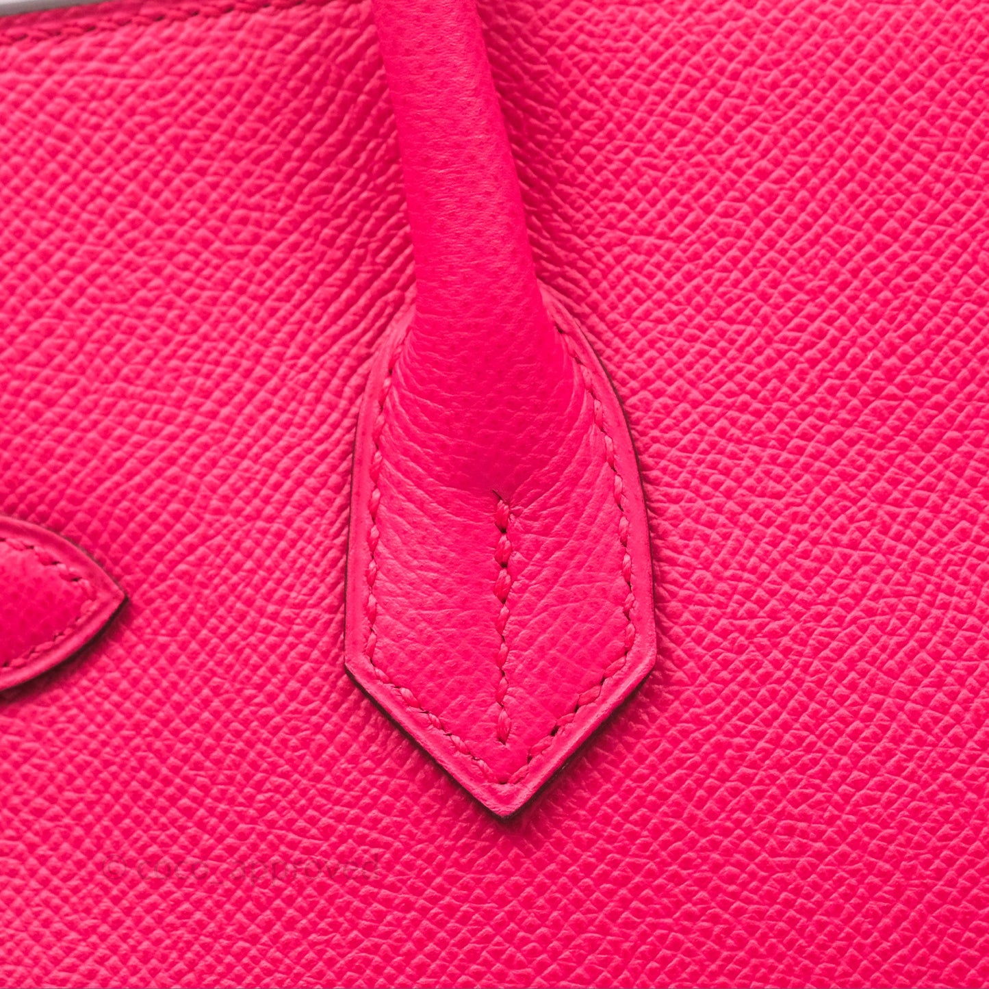Hermès Birkin 30 Framboise 90 Epsom Palladium Hardware