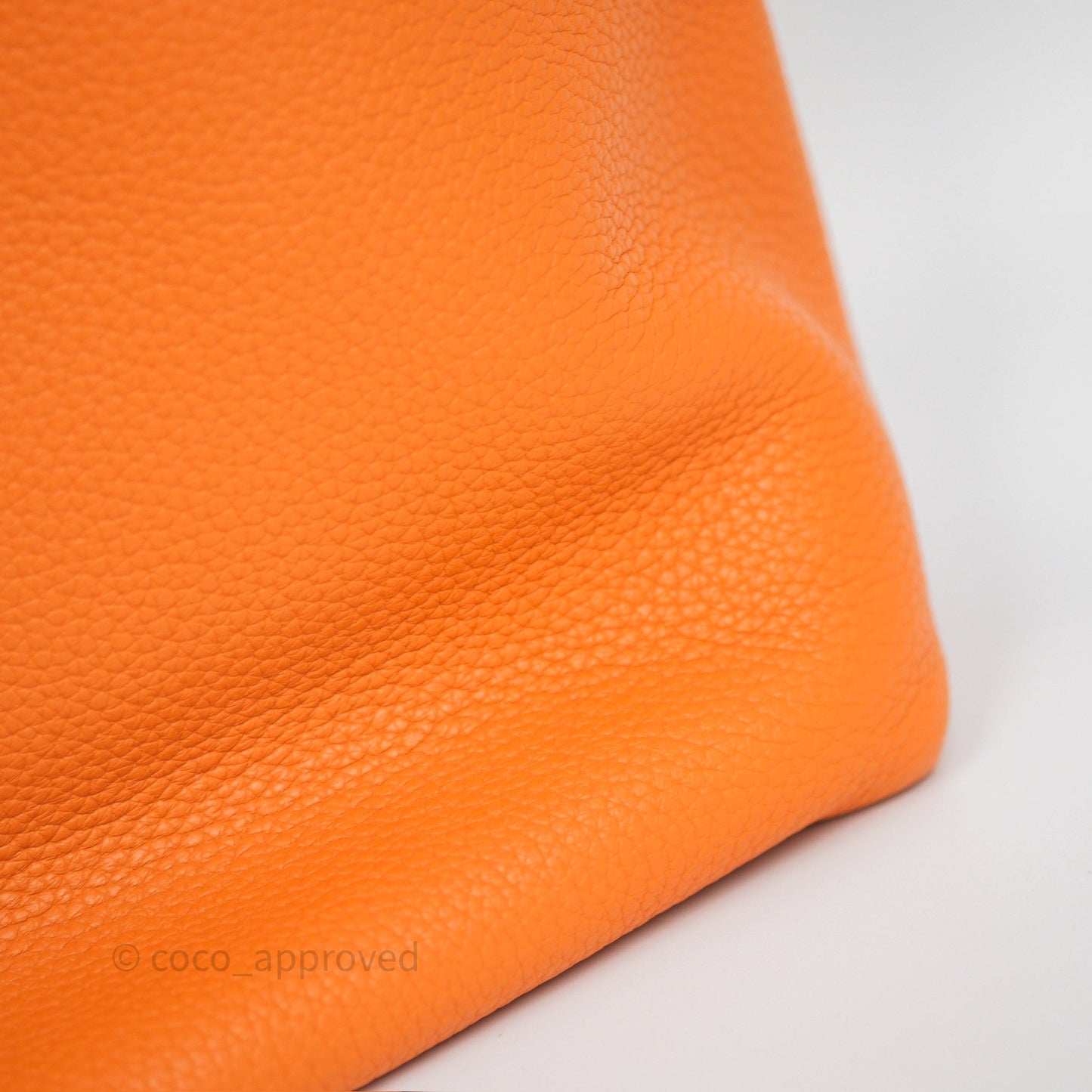 Hermès Double Sens Tote 36 Gold/ Orange Clemence