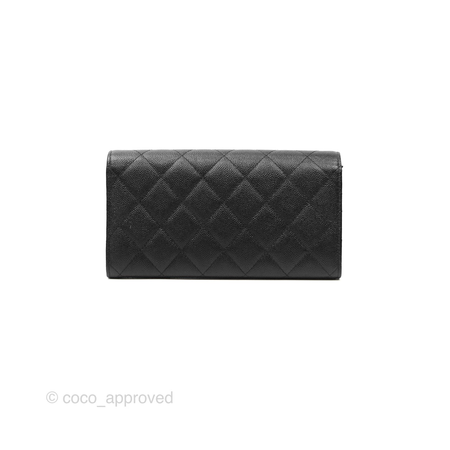 Chanel Golden Class Black Caviar Wallet Gold Hardware