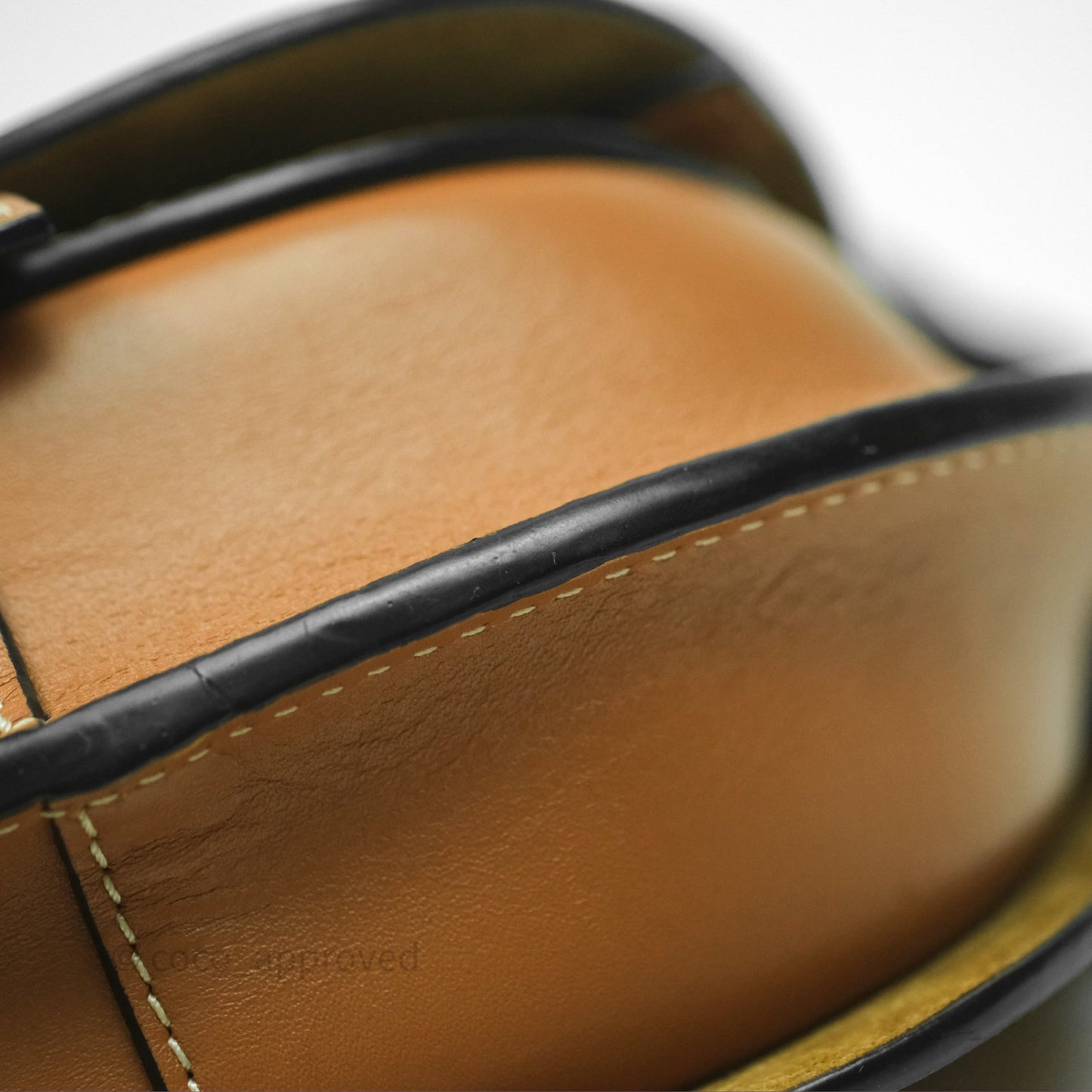Loewe Mini Gate Belt Bag in Soft Calfskin Brown