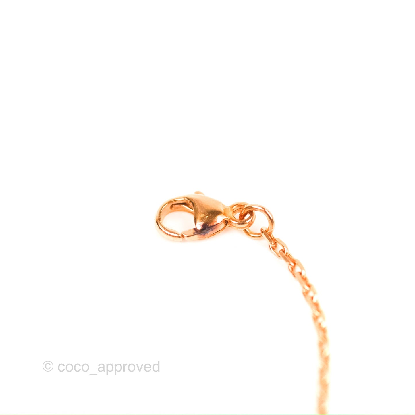 Hermès Pop H Pendant Necklace Vert Fizz Rose Gold Hardware