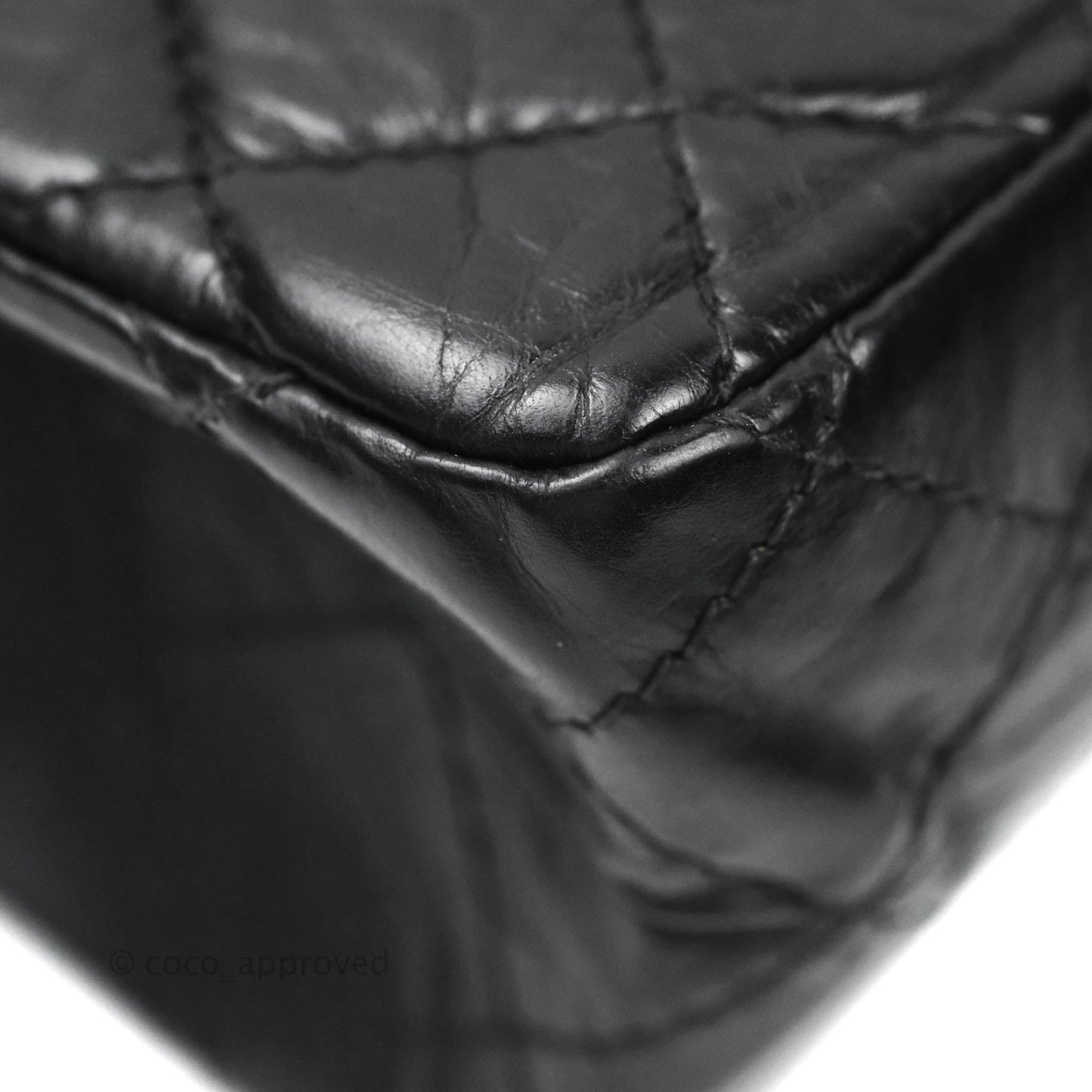 Chanel Reissue Quilted Aged Calfskin Black Ruthenium Hardware 226
