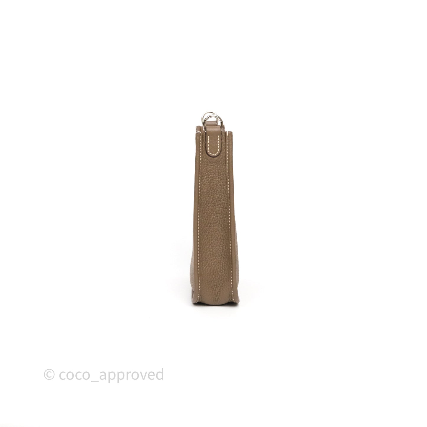 Hermès Mini Evelyne 16 Etoupe Clemence Palladium Hardware