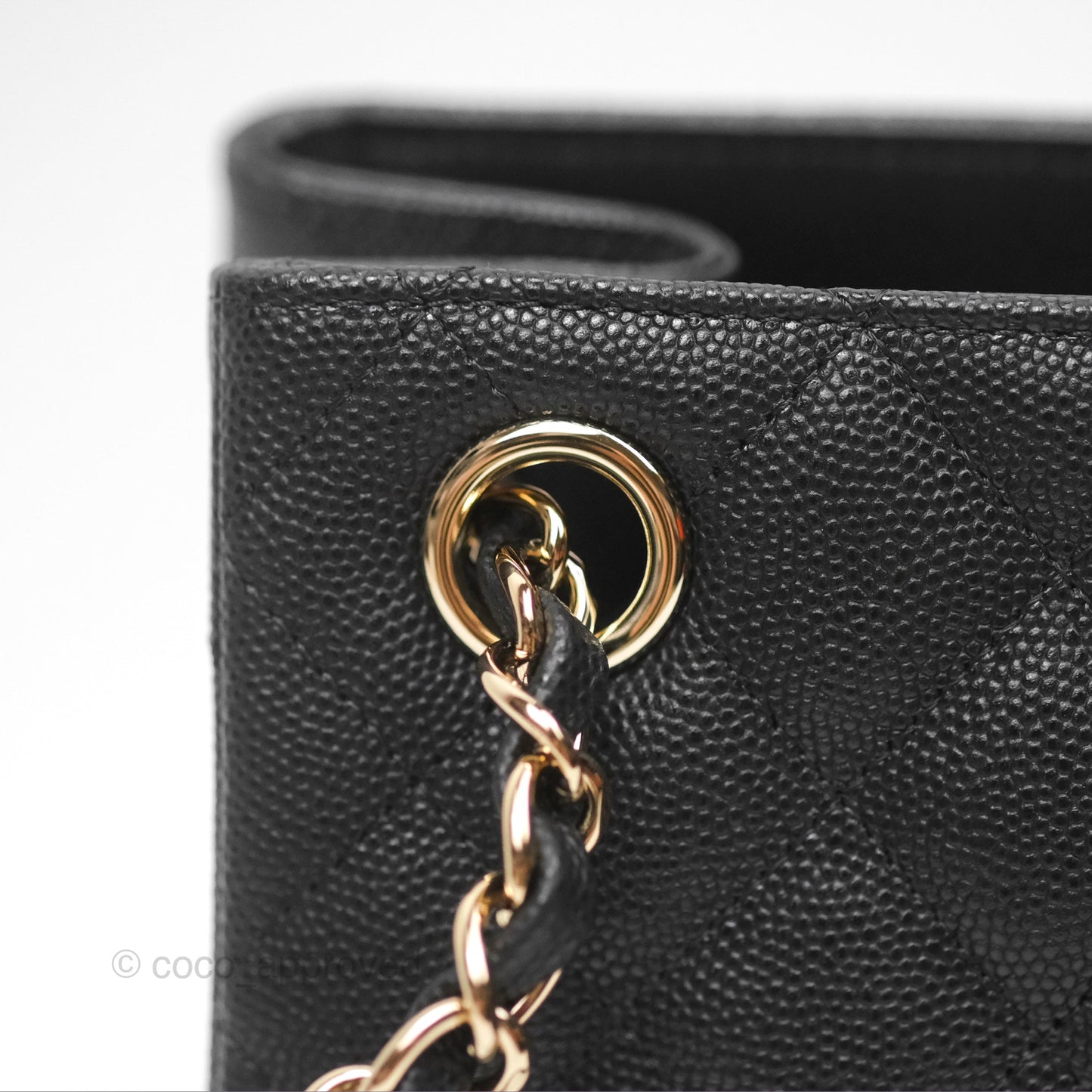 Chanel Mini Bucket Tote Black Caviar Gold Hardware 22S