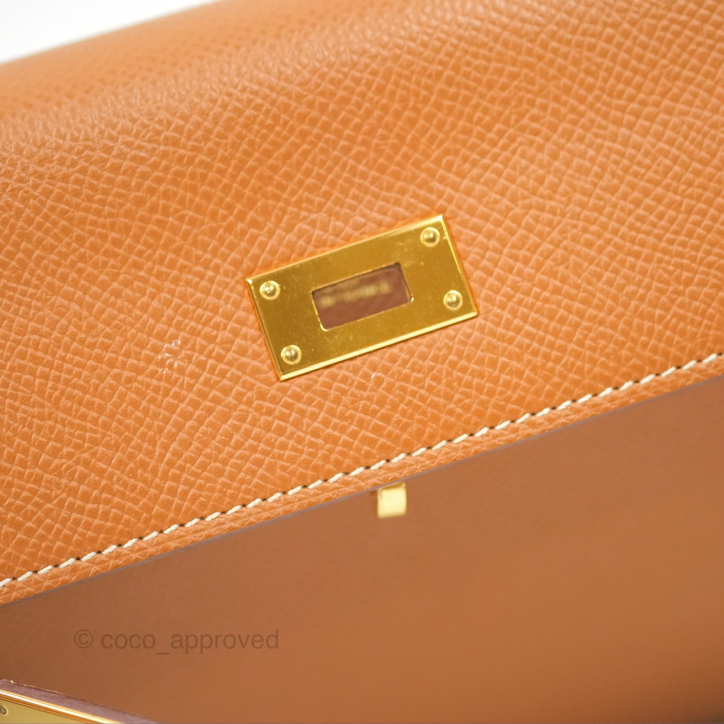 Hermès Kelly To Go Wallet Gold Epsom Gold Hardware