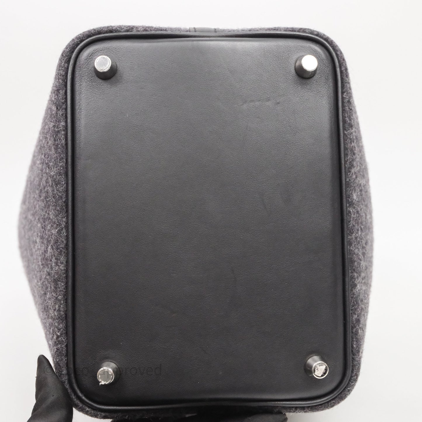 Hermès Picotin 18 Graphite 88/ Noir 89 Wool Swift Palladium Hardware