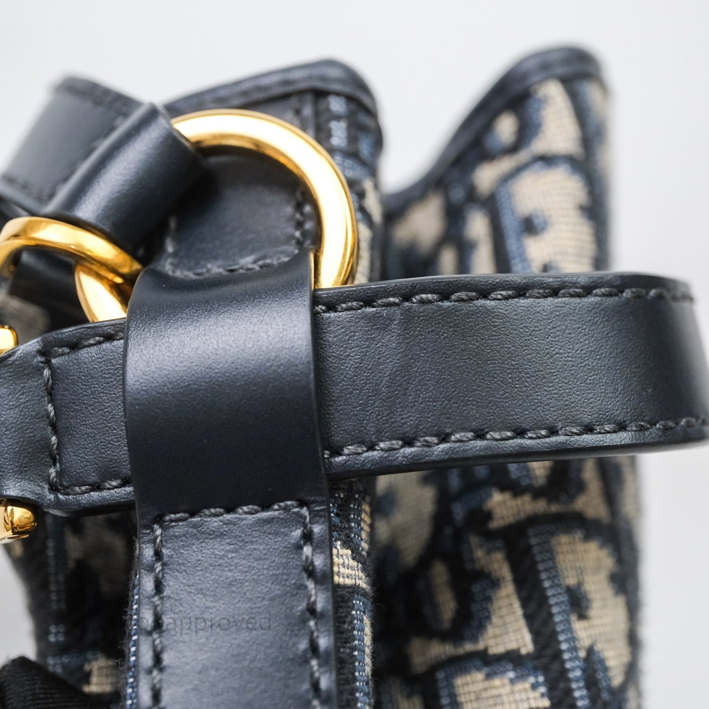 Christian Dior Medium O C'est Dior Bucket Bag Blue Dior Oblique Jacquard