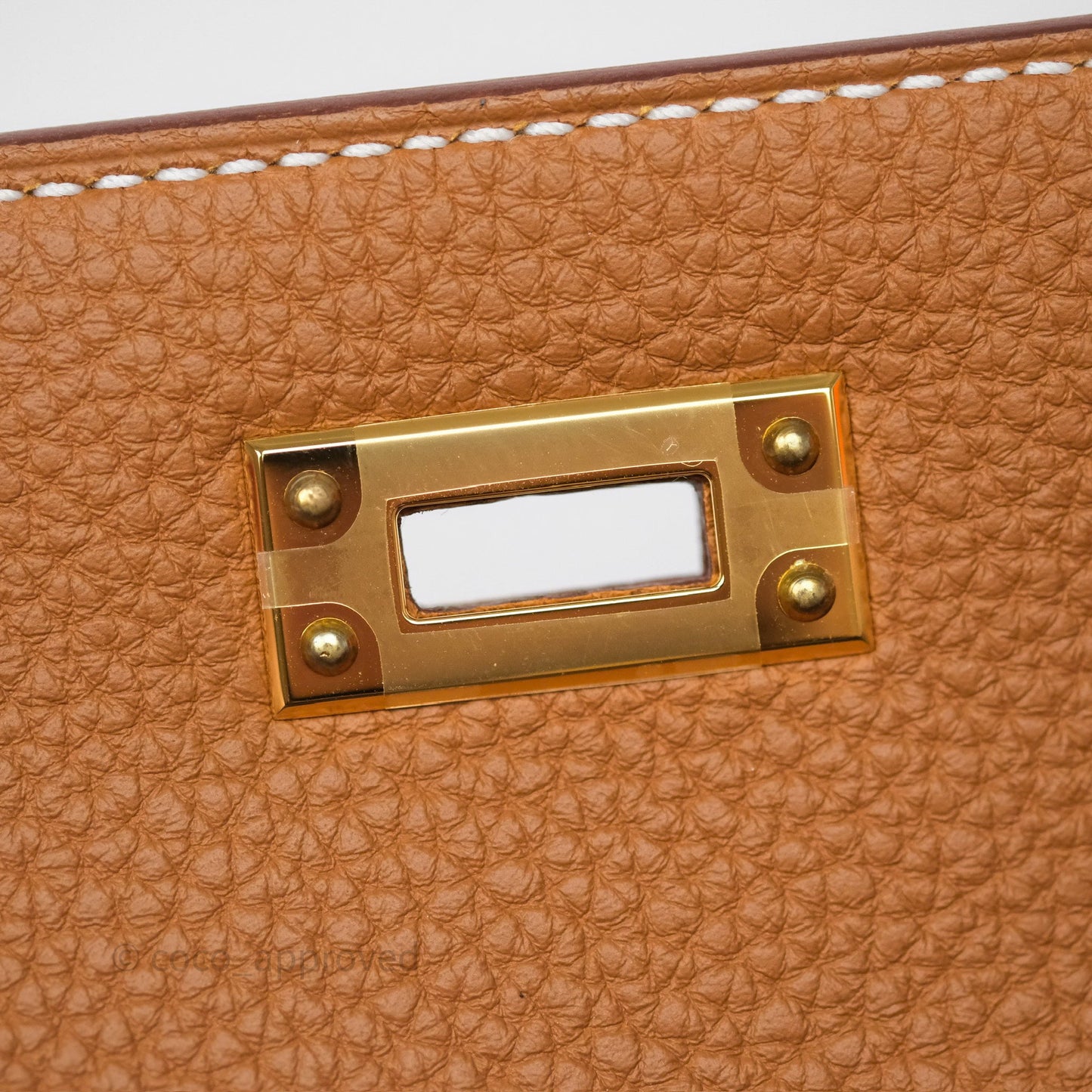 Hermès Kelly Retourne 25 Gold Togo Gold Hardware