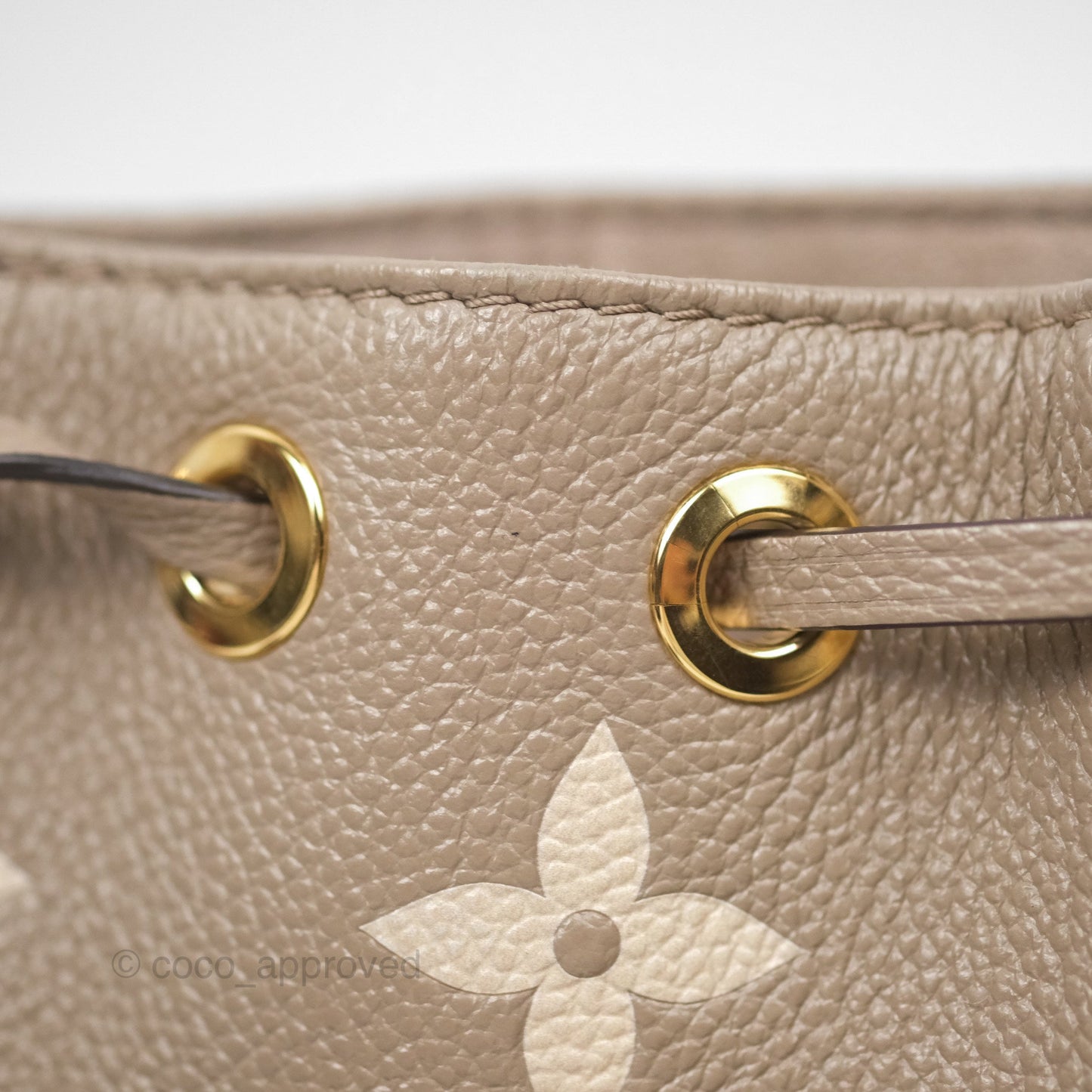 Louis Vuitton Nano Noe Monogram Dove/Cream Canvas